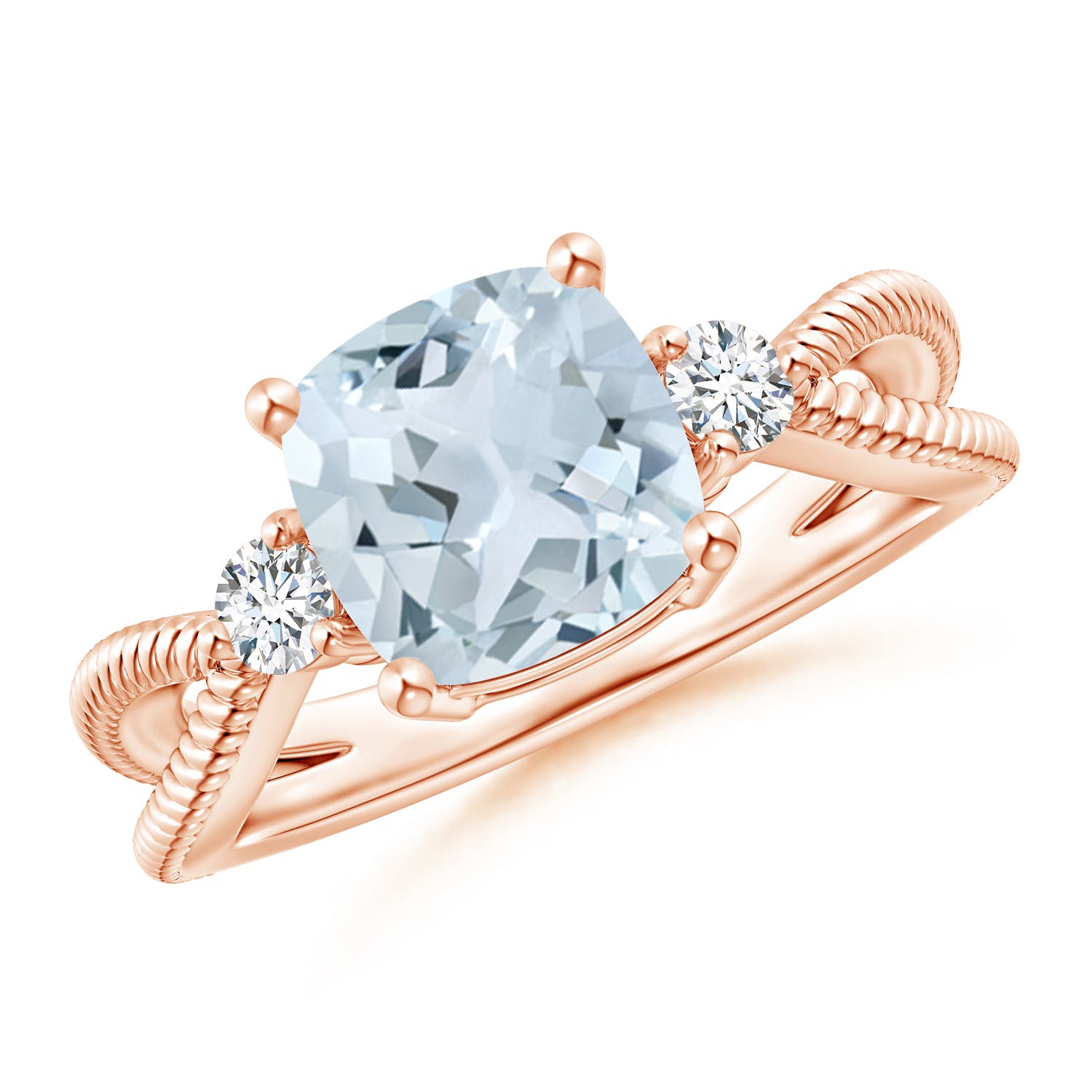 A - Aquamarine / 2.14 CT / 14 KT Rose Gold