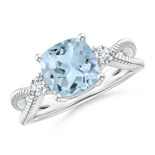 Cushion AA Aquamarine