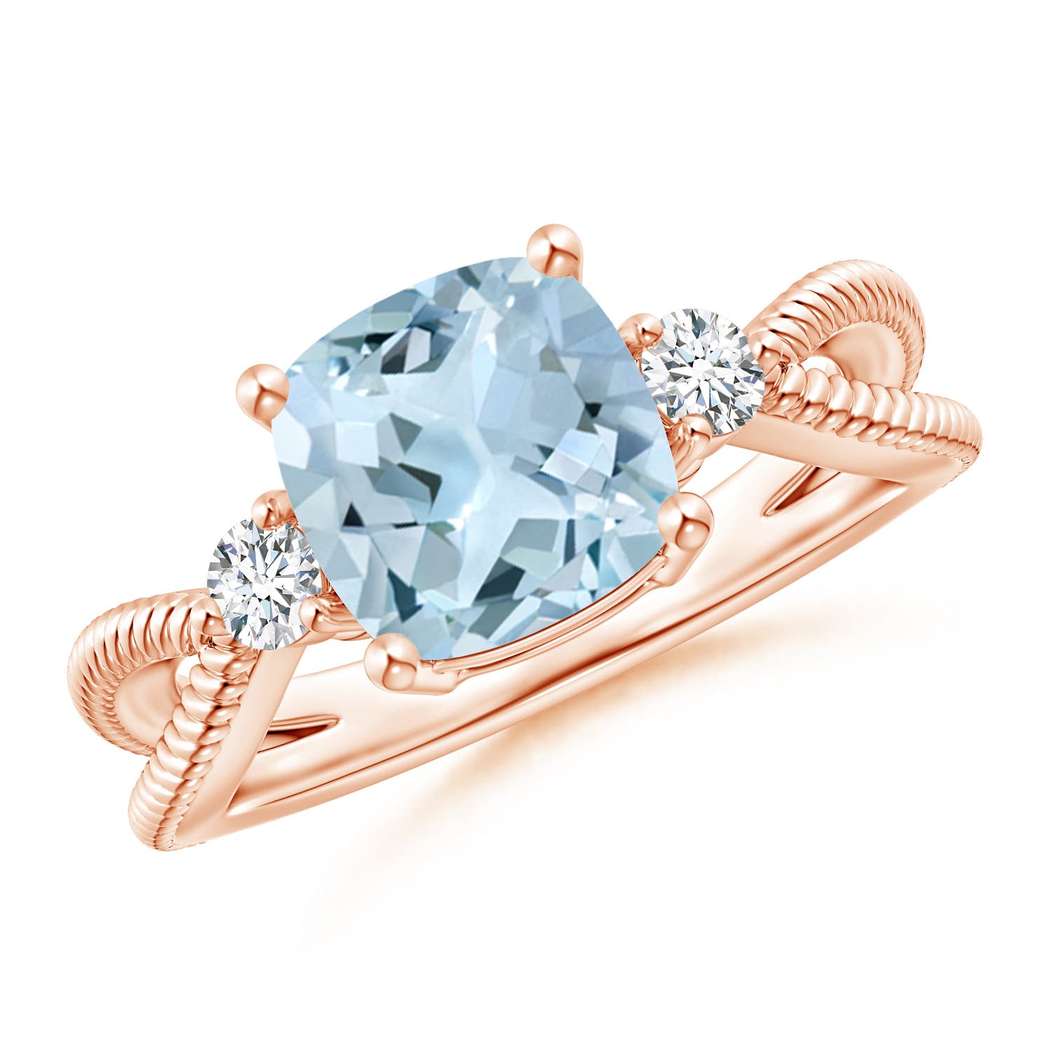 AA - Aquamarine / 2.14 CT / 14 KT Rose Gold