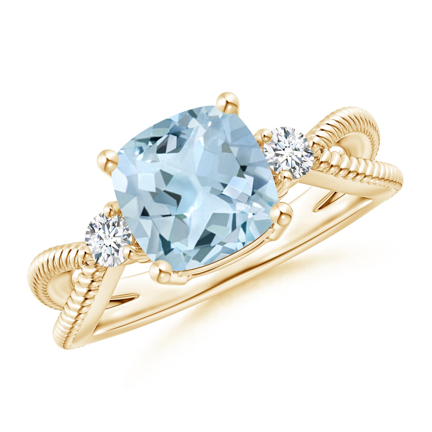 AA - Aquamarine / 2.14 CT / 14 KT Yellow Gold