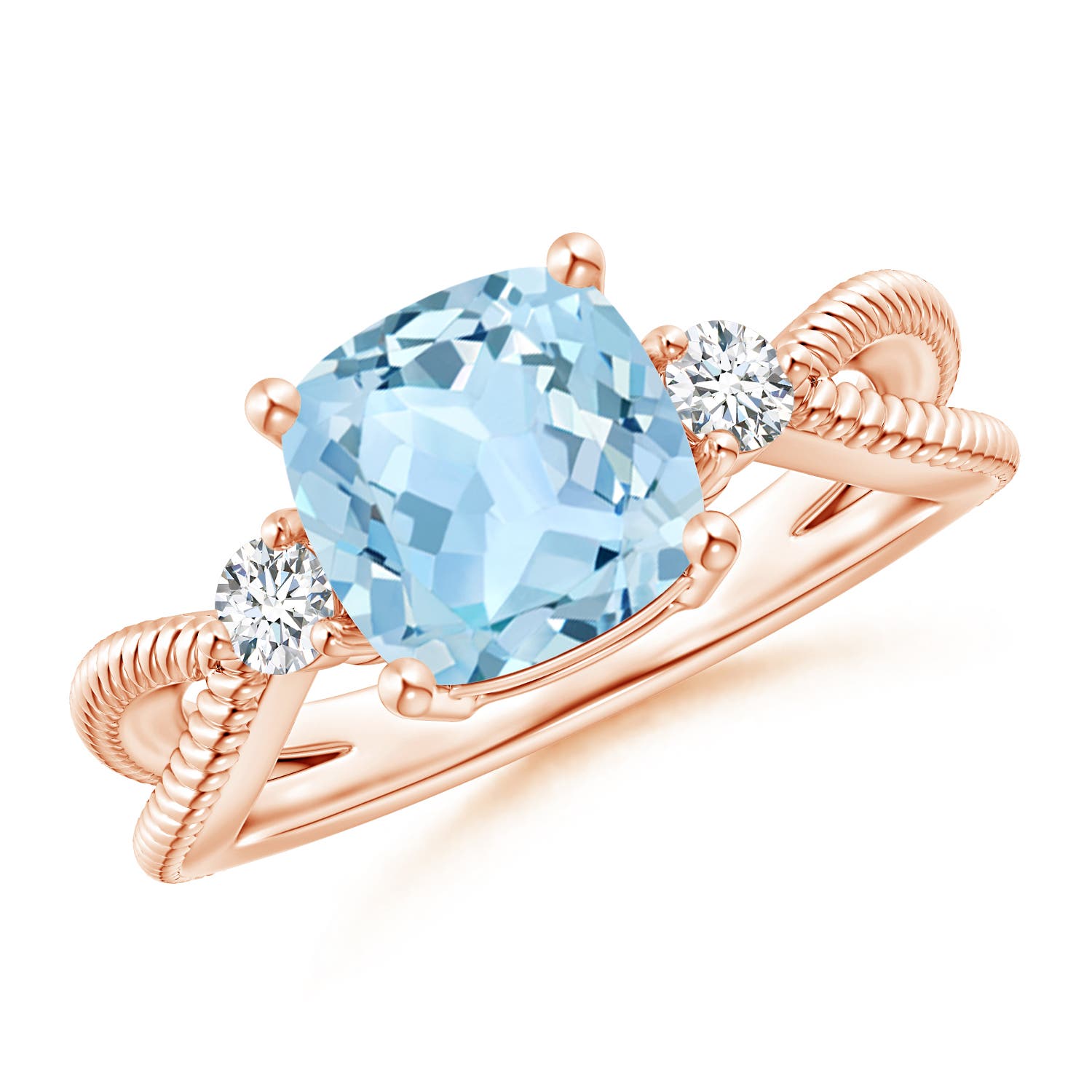 AAA - Aquamarine / 2.14 CT / 14 KT Rose Gold