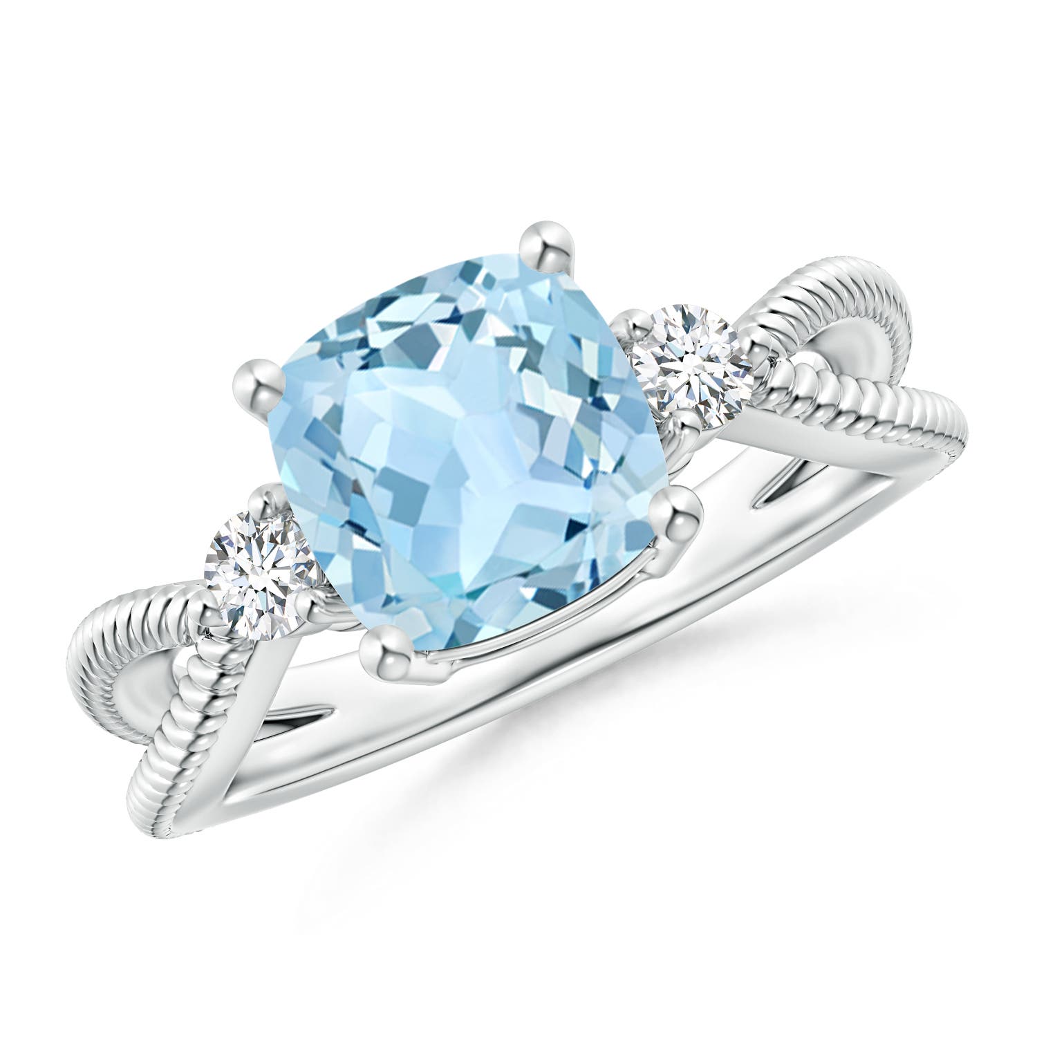 AAA - Aquamarine / 2.14 CT / 14 KT White Gold