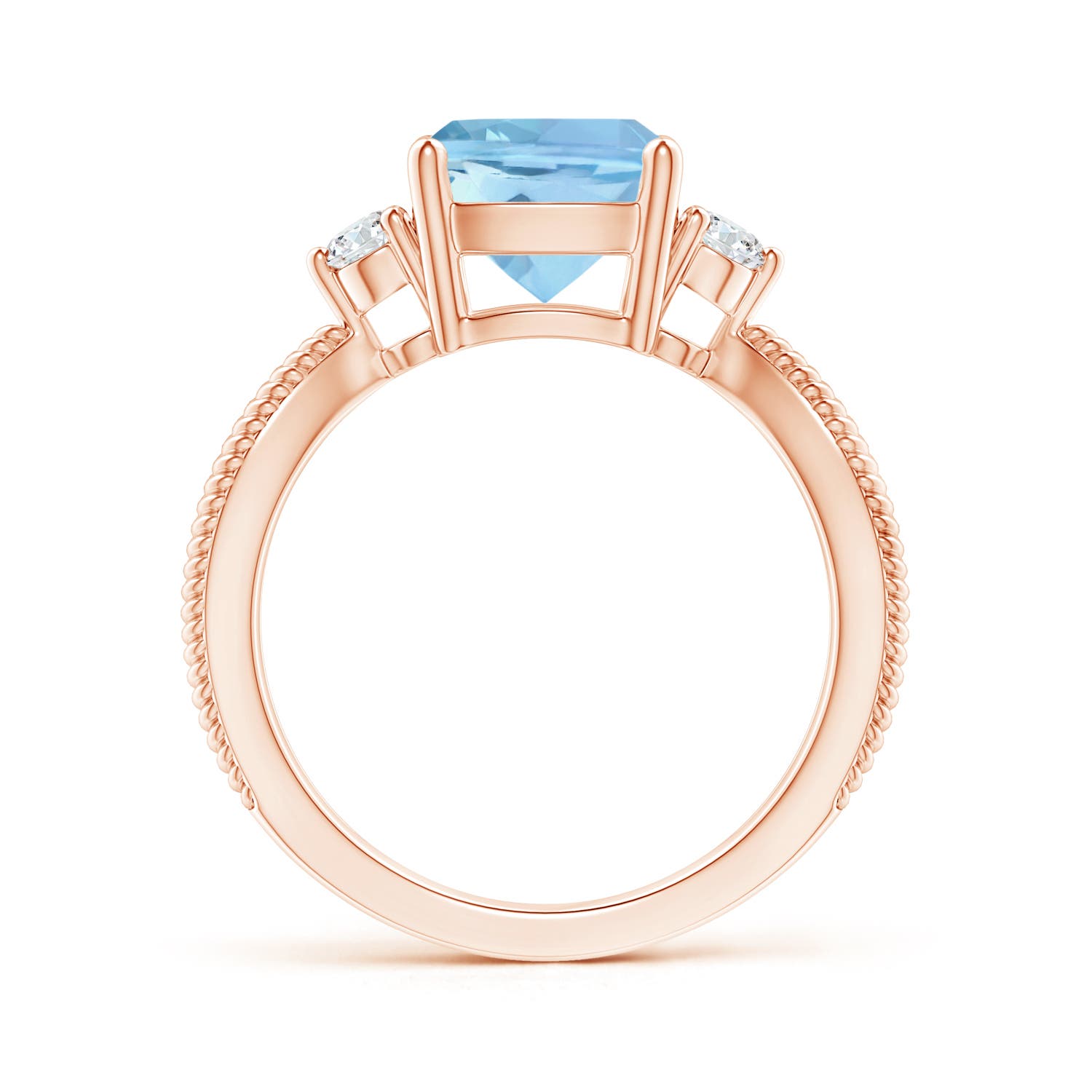 AAAA - Aquamarine / 2.14 CT / 14 KT Rose Gold