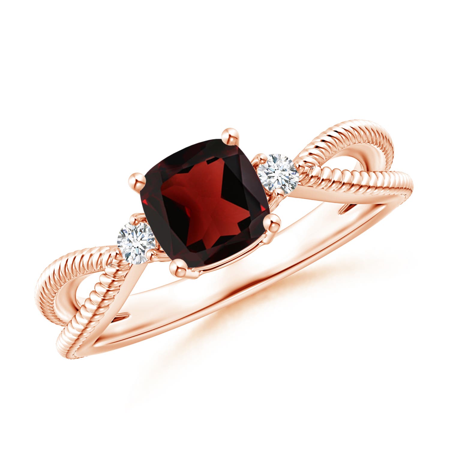 AA - Garnet / 1.34 CT / 14 KT Rose Gold