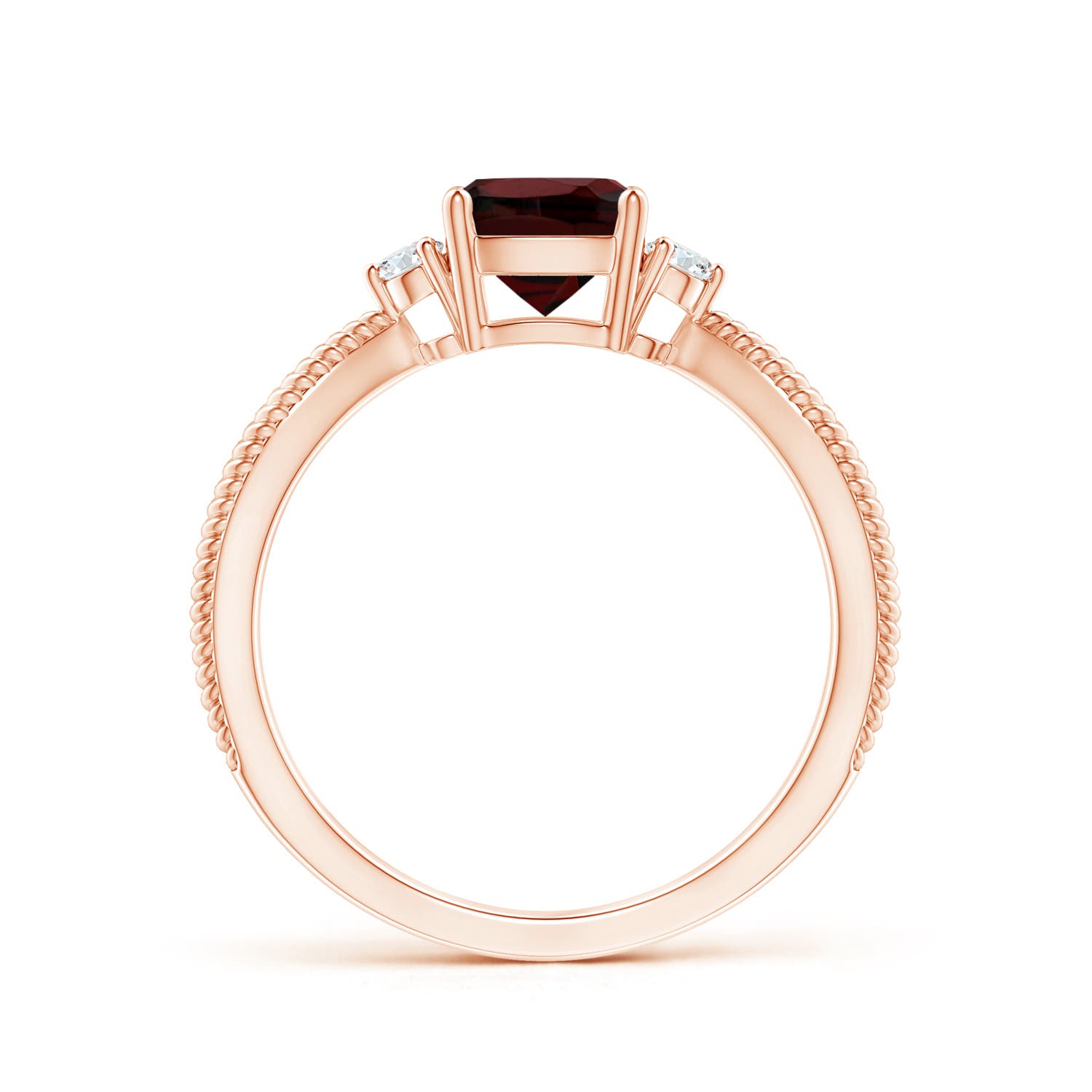 AA - Garnet / 1.34 CT / 14 KT Rose Gold