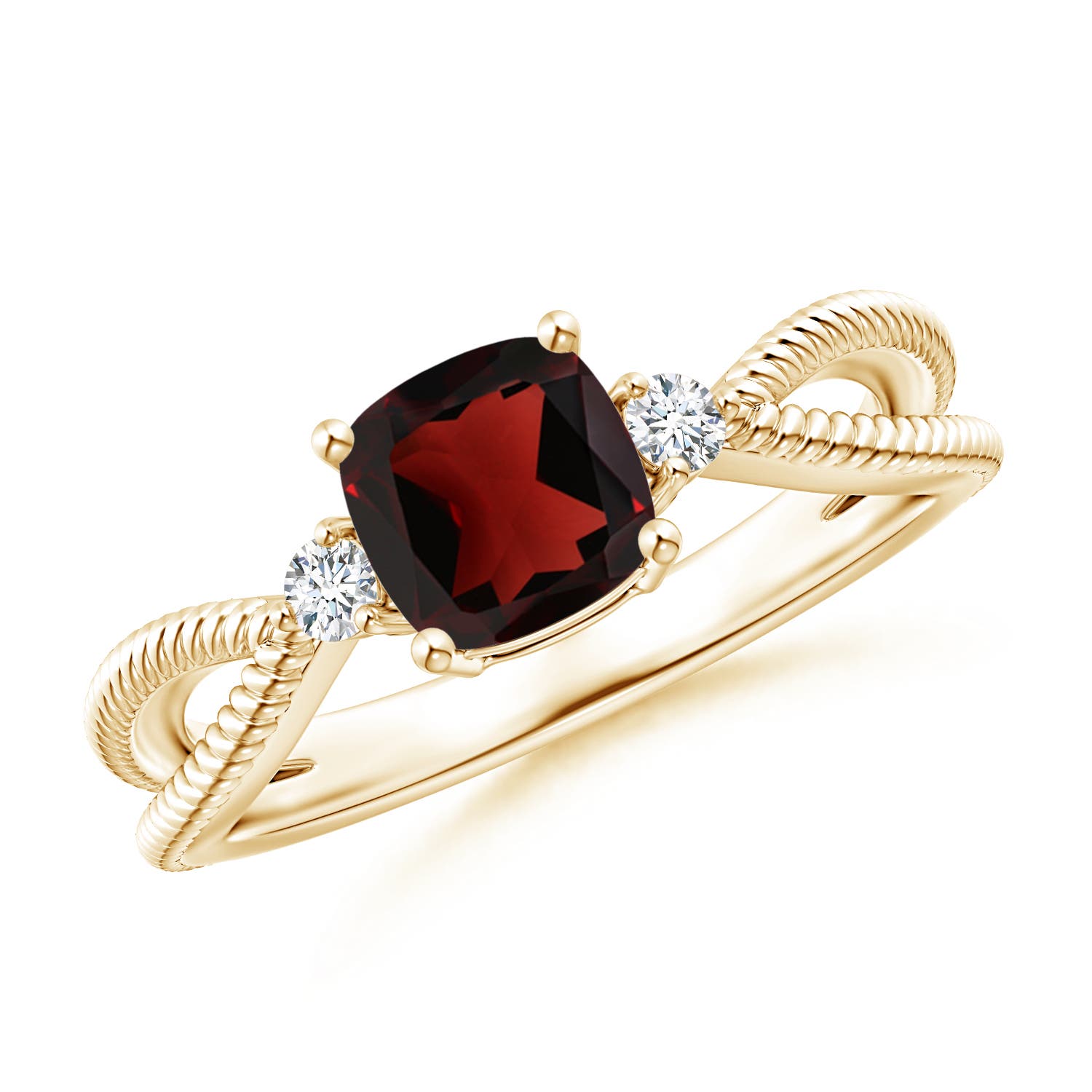 AA - Garnet / 1.34 CT / 14 KT Yellow Gold