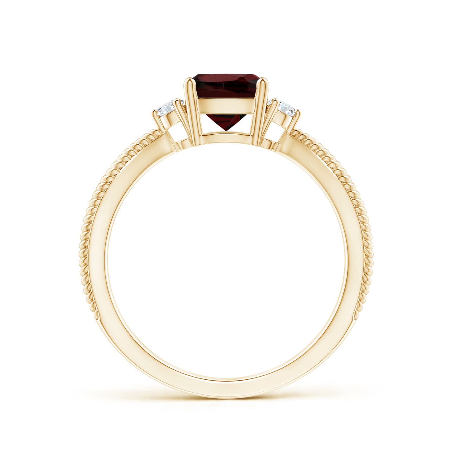 AA - Garnet / 1.34 CT / 14 KT Yellow Gold