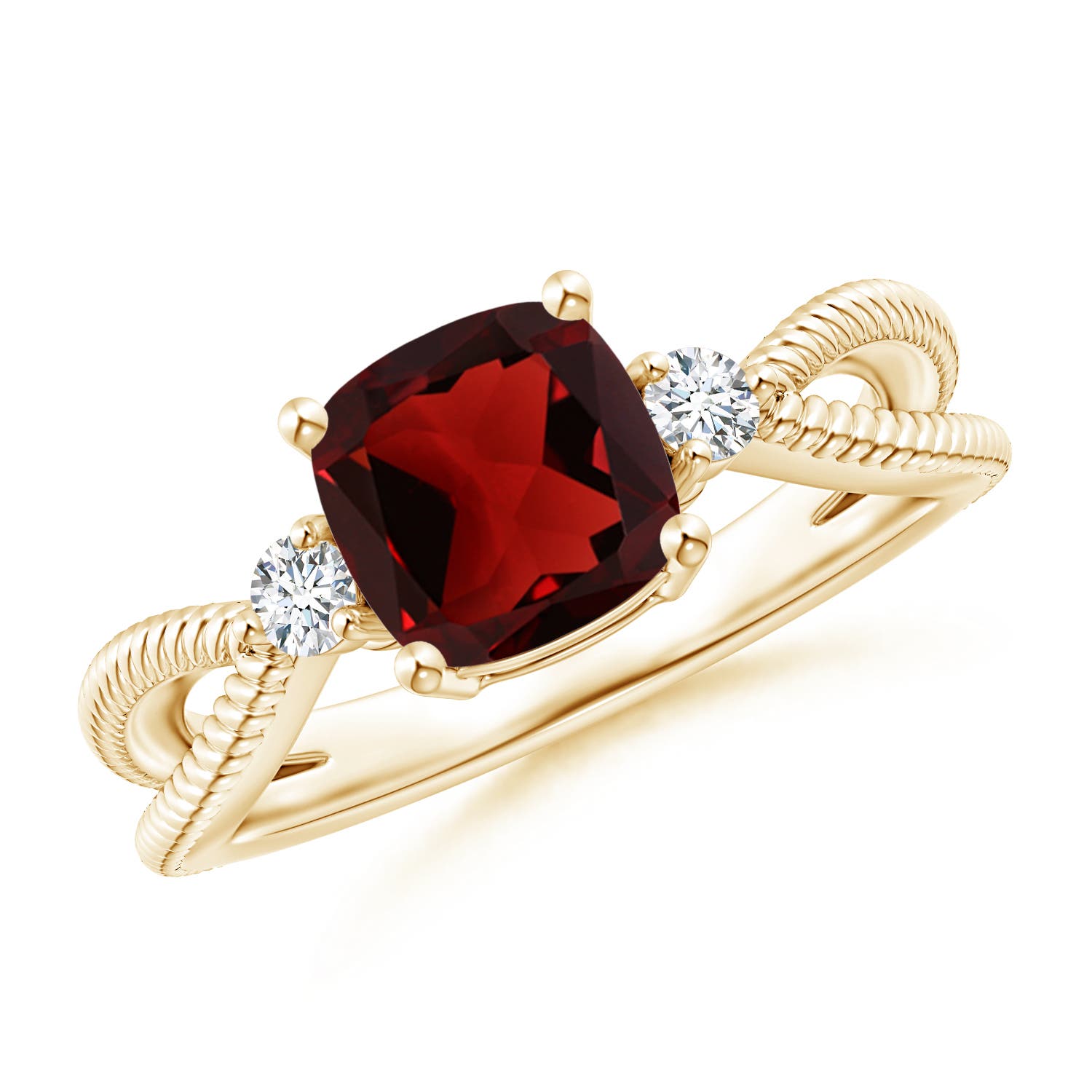 AAA - Garnet / 1.5 CT / 14 KT Yellow Gold