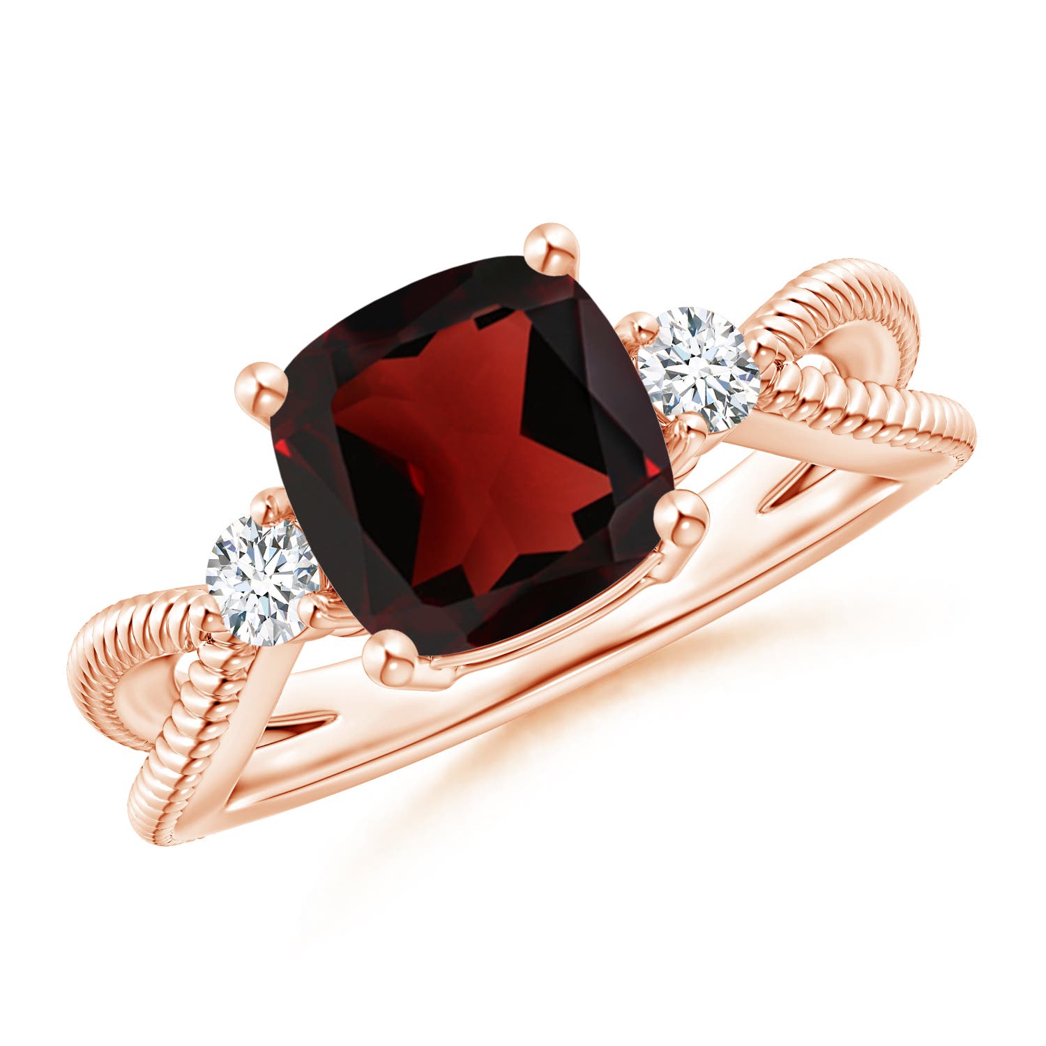 AA - Garnet / 2.69 CT / 14 KT Rose Gold