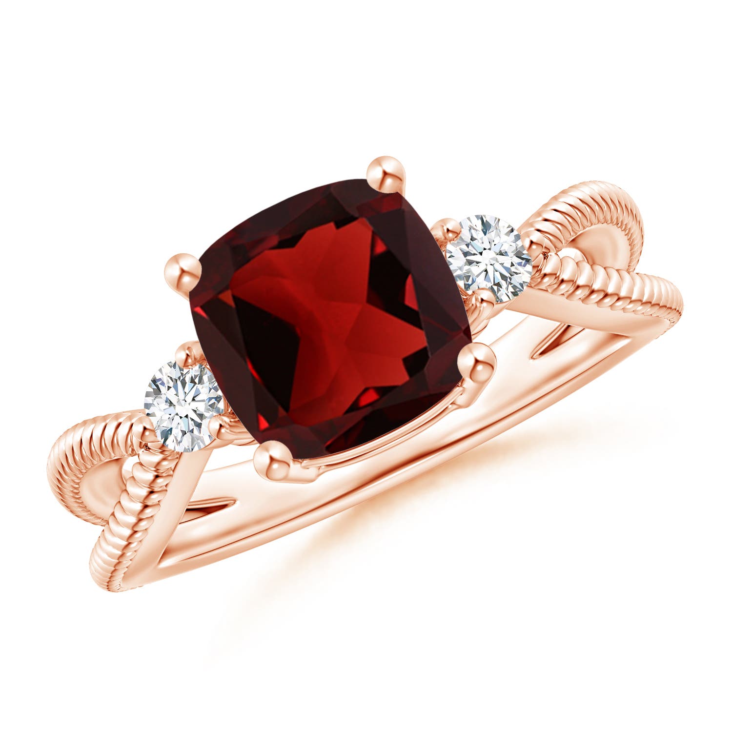 AAA - Garnet / 2.69 CT / 14 KT Rose Gold