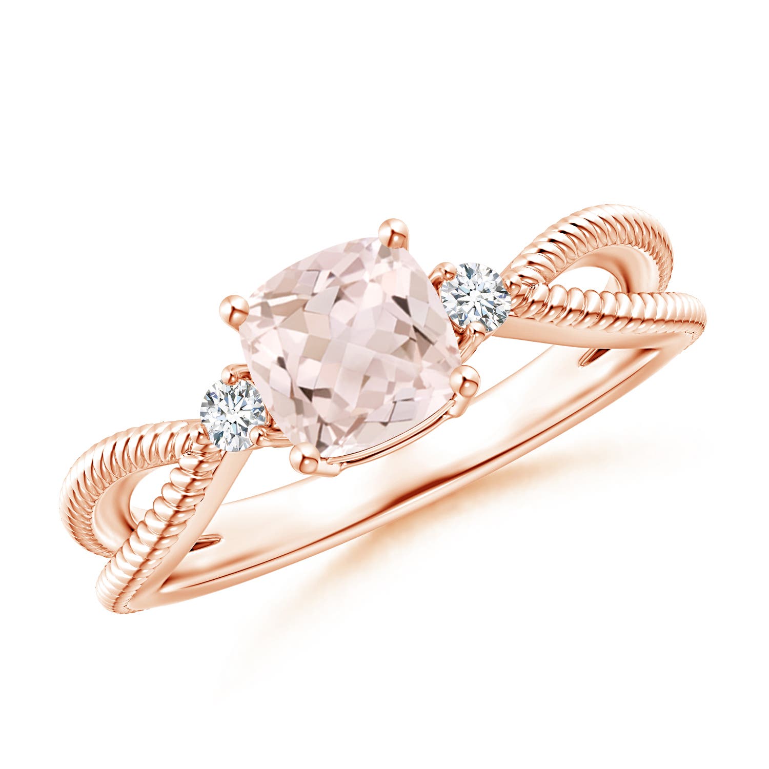 A - Morganite / 0.84 CT / 14 KT Rose Gold