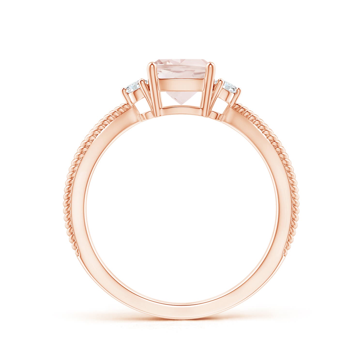 A - Morganite / 0.84 CT / 14 KT Rose Gold