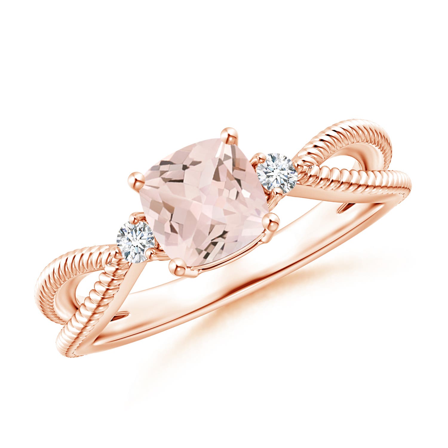 AA - Morganite / 0.84 CT / 14 KT Rose Gold