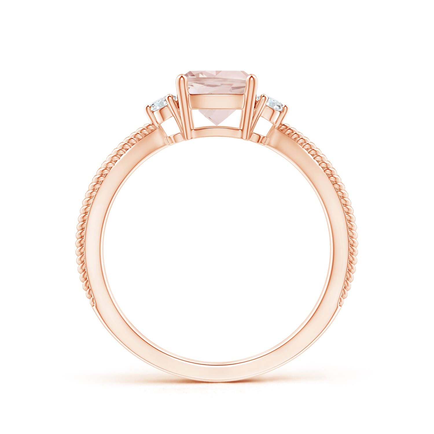 AA - Morganite / 0.84 CT / 14 KT Rose Gold