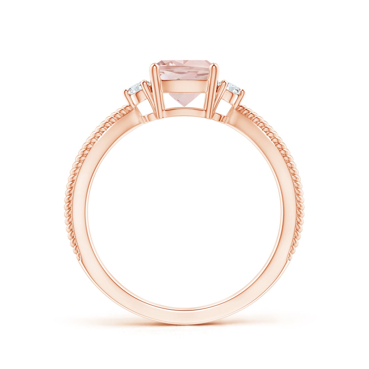 AAA - Morganite / 0.84 CT / 14 KT Rose Gold