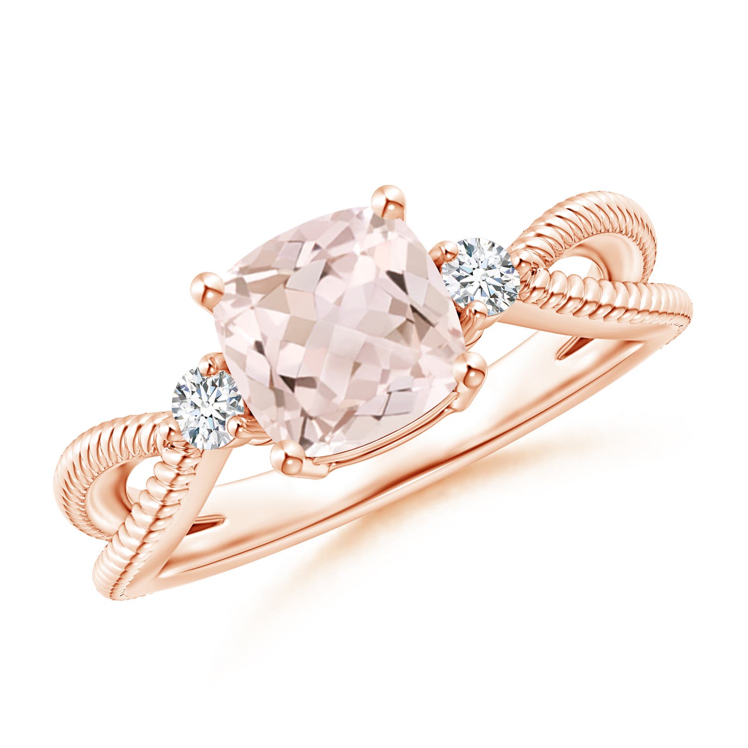 A - Morganite / 1.35 CT / 14 KT Rose Gold