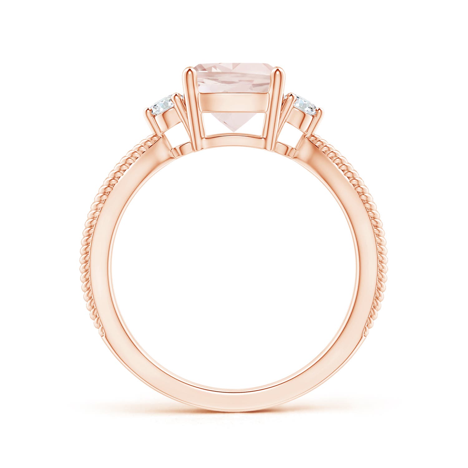 A - Morganite / 1.35 CT / 14 KT Rose Gold