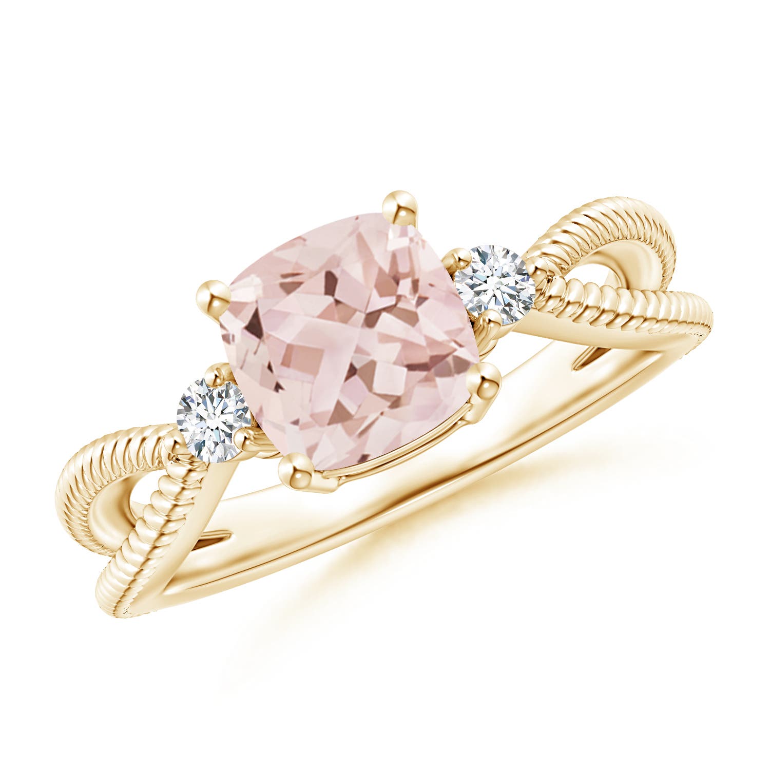 AAA - Morganite / 1.35 CT / 14 KT Yellow Gold