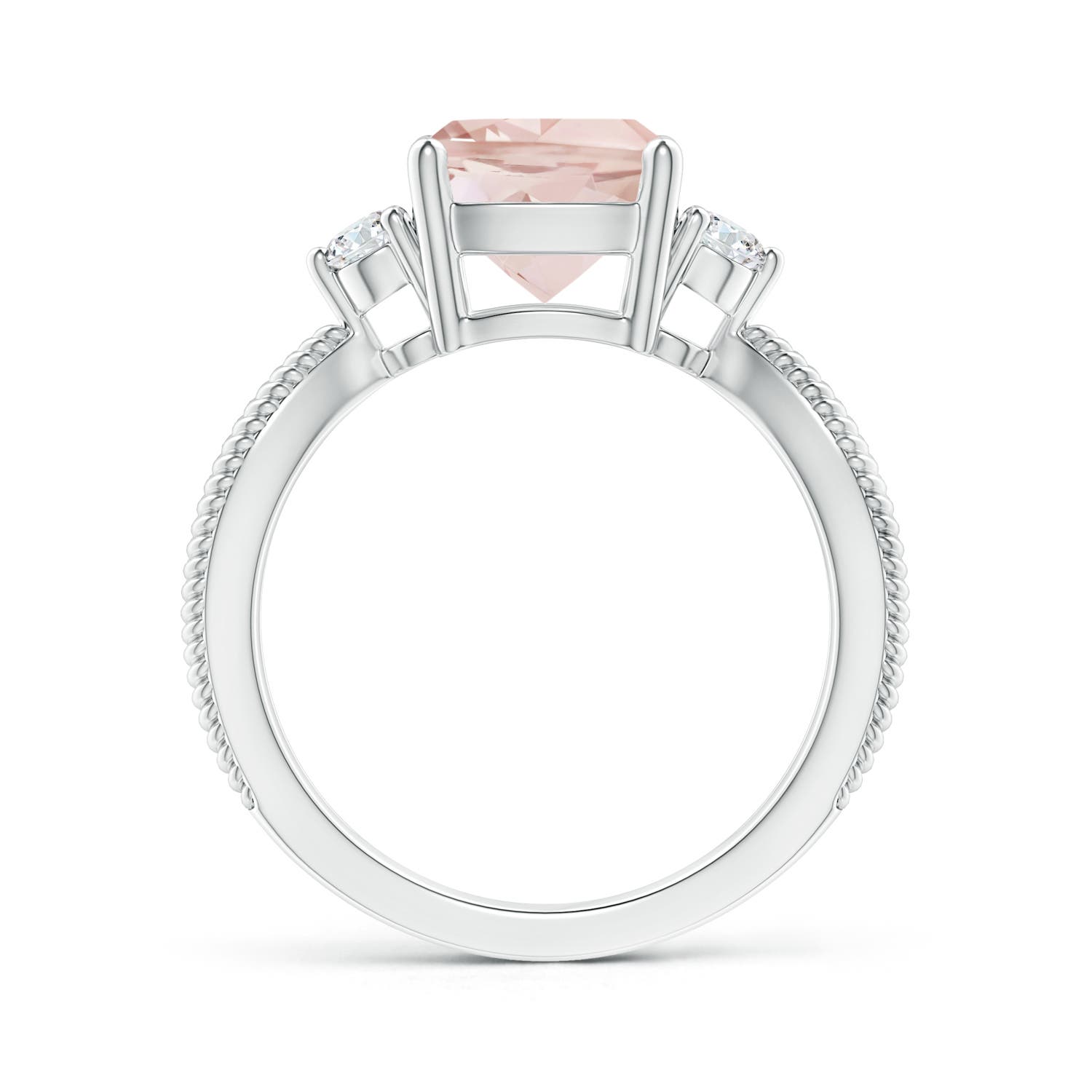 A - Morganite / 1.99 CT / 14 KT White Gold