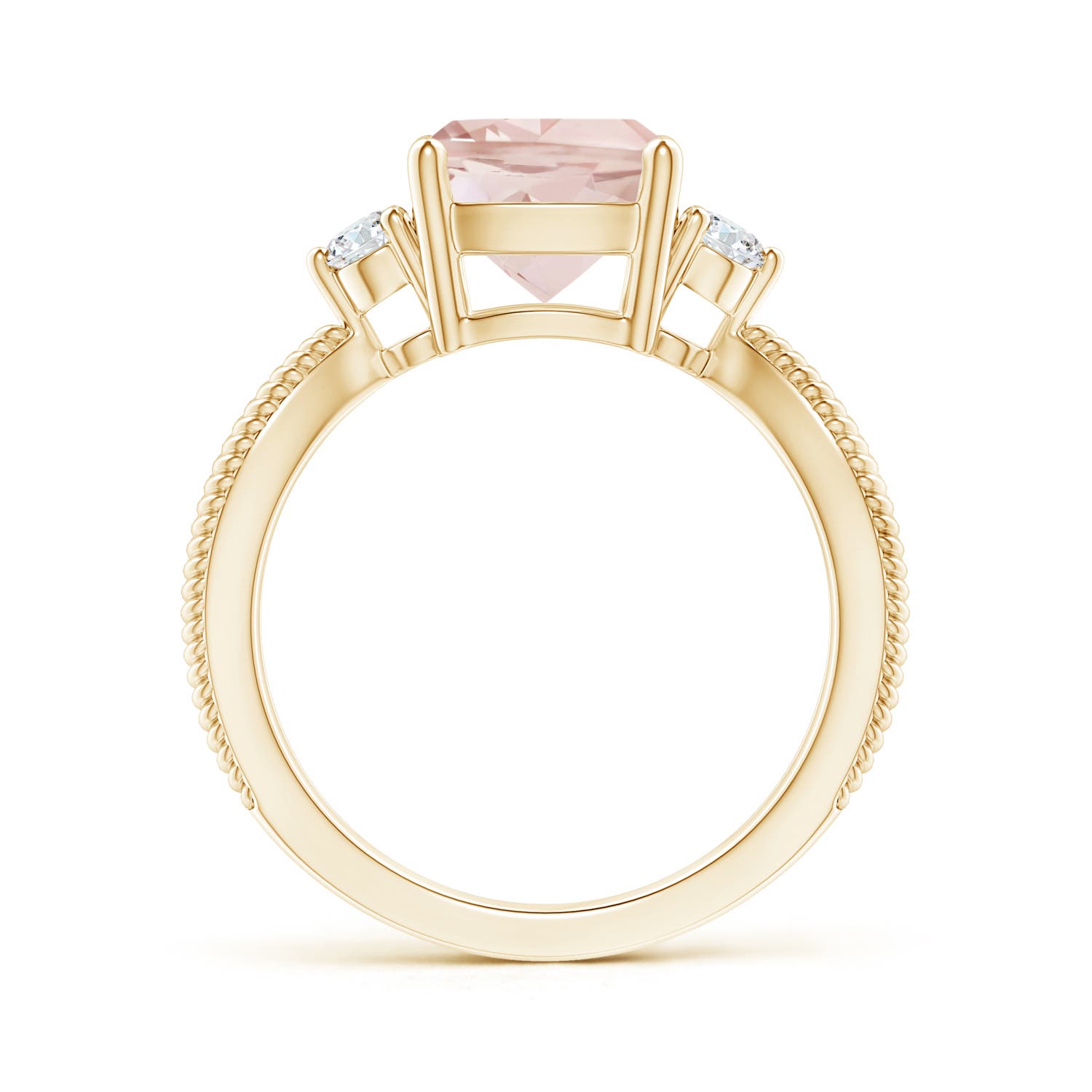 A - Morganite / 1.99 CT / 14 KT Yellow Gold