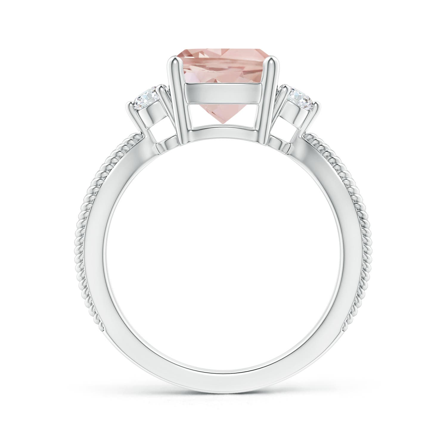 AA - Morganite / 1.99 CT / 14 KT White Gold