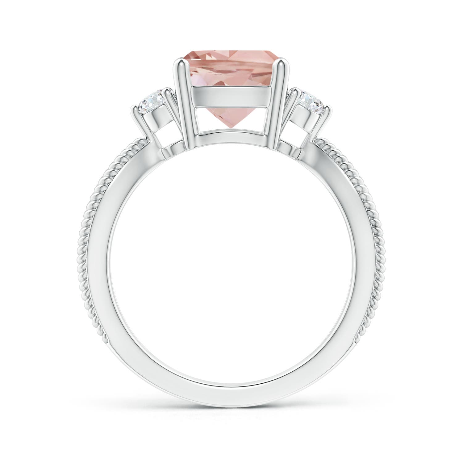 AAA - Morganite / 1.99 CT / 14 KT White Gold