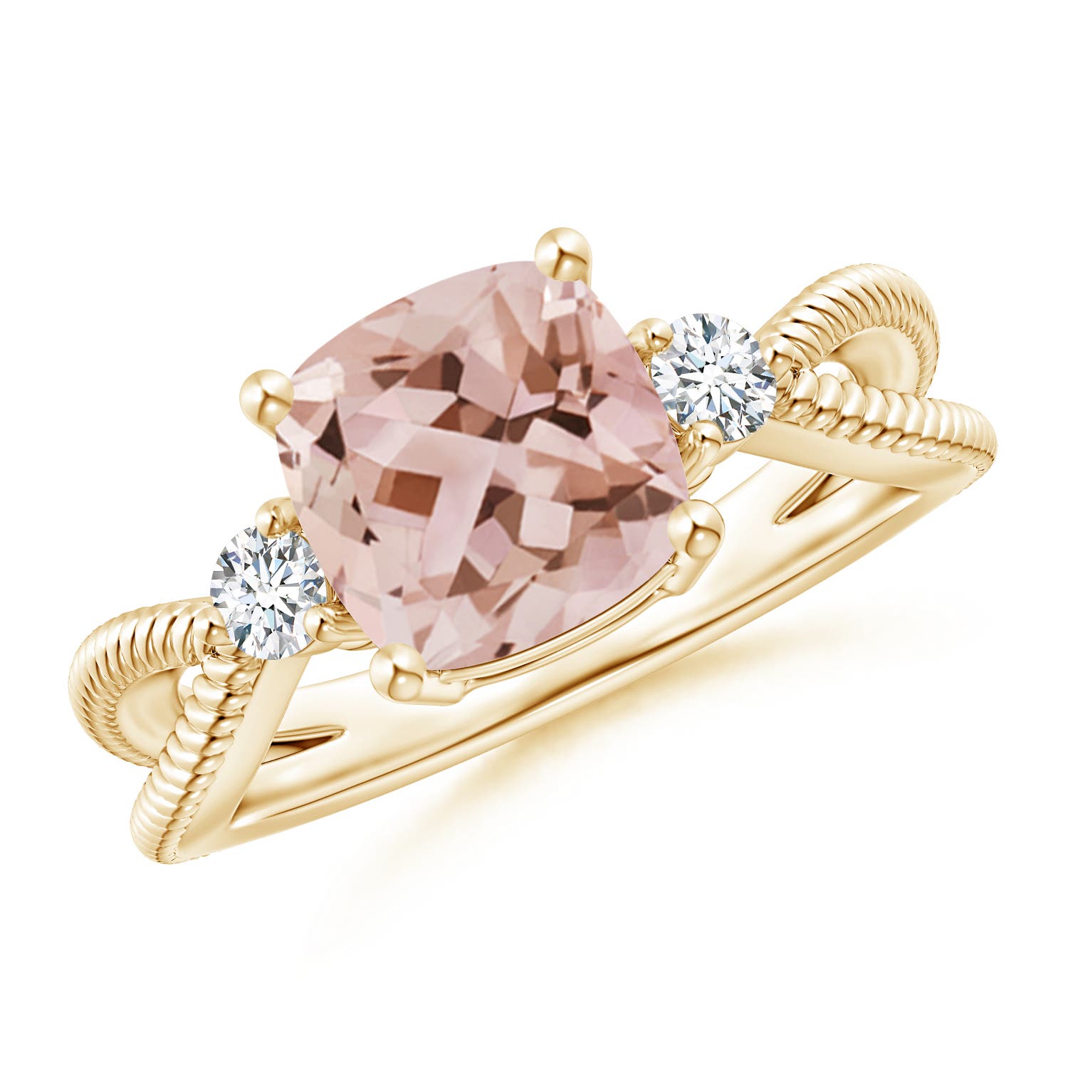 AAA - Morganite / 1.99 CT / 14 KT Yellow Gold