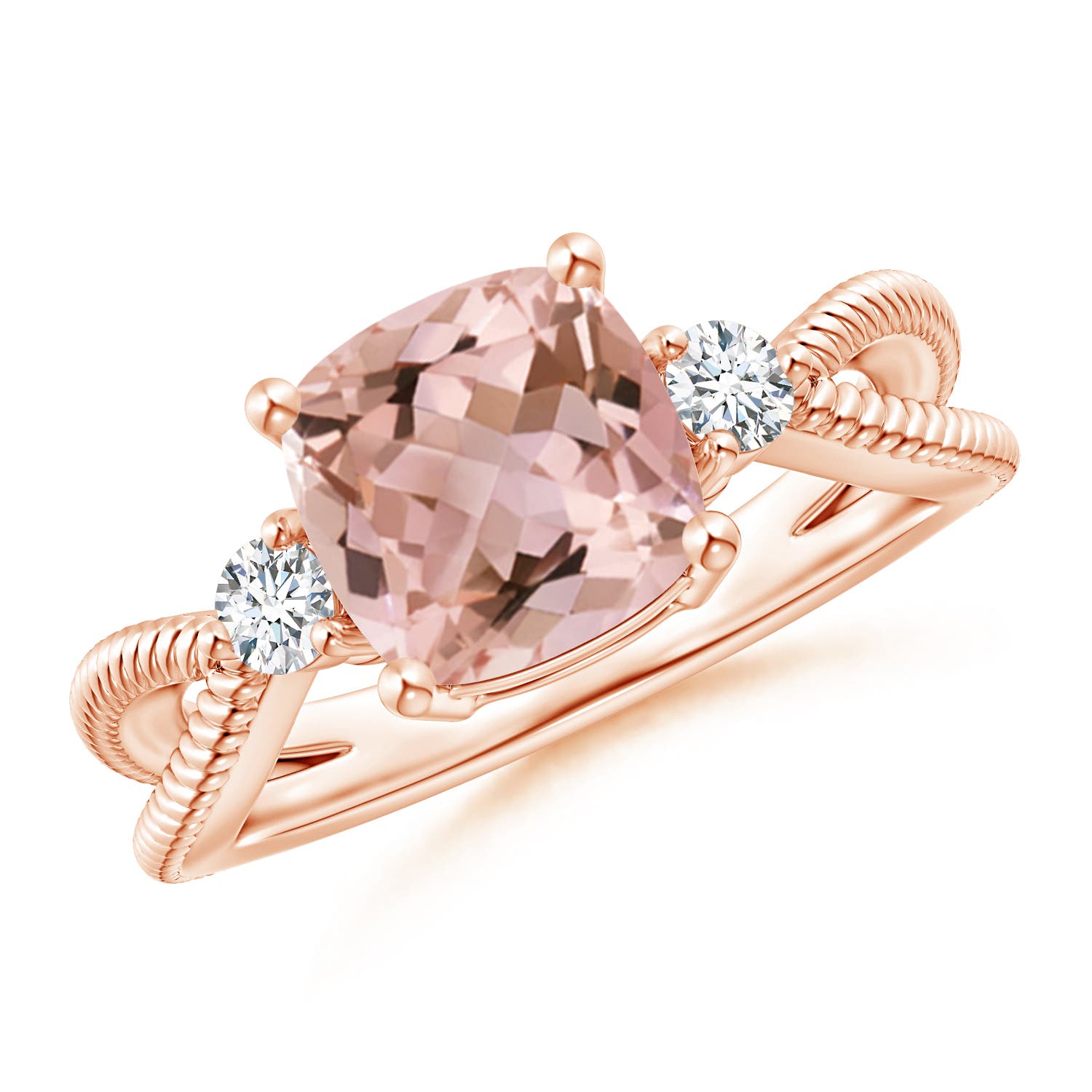 AAAA - Morganite / 1.99 CT / 14 KT Rose Gold