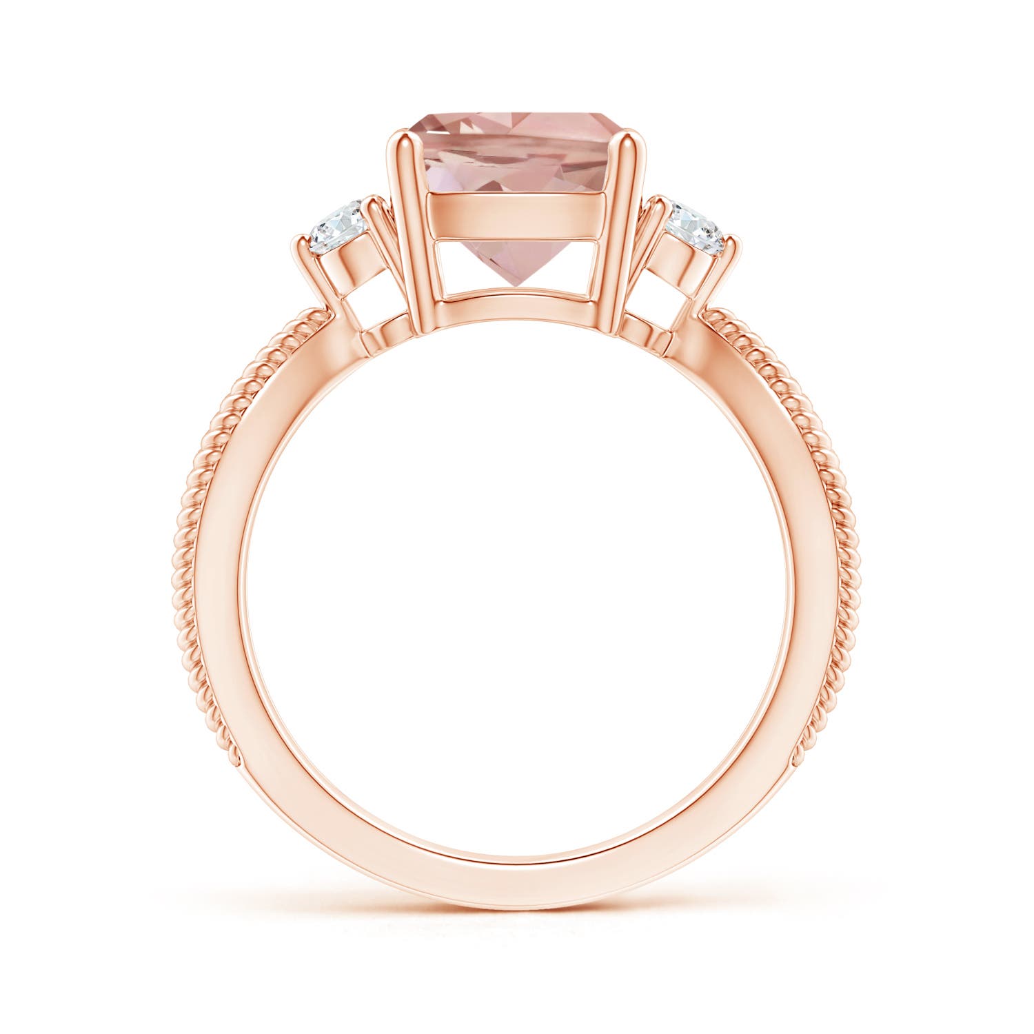 AAAA - Morganite / 1.99 CT / 14 KT Rose Gold