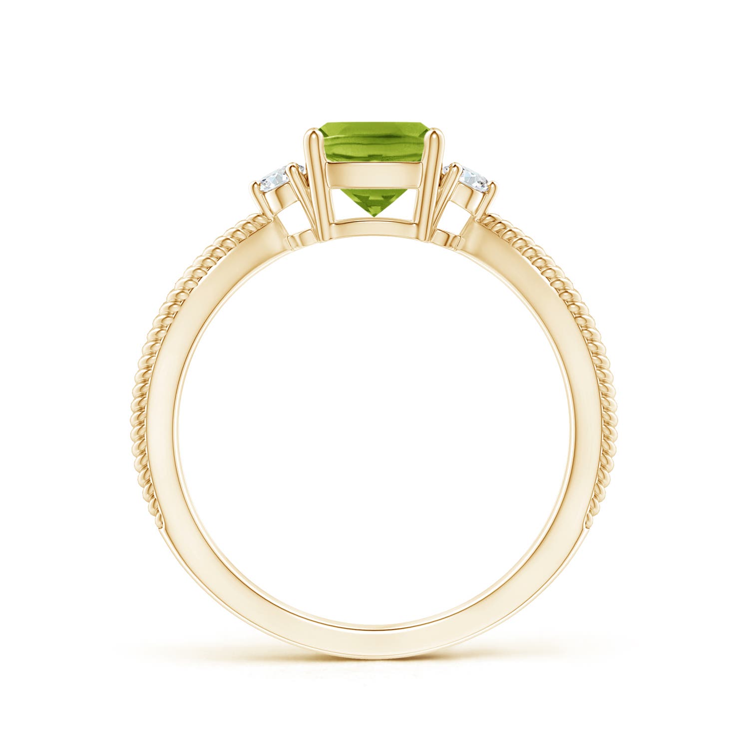 AAA - Peridot / 1.19 CT / 14 KT Yellow Gold