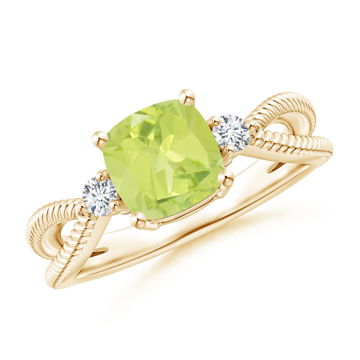 A - Peridot / 1.55 CT / 14 KT Yellow Gold