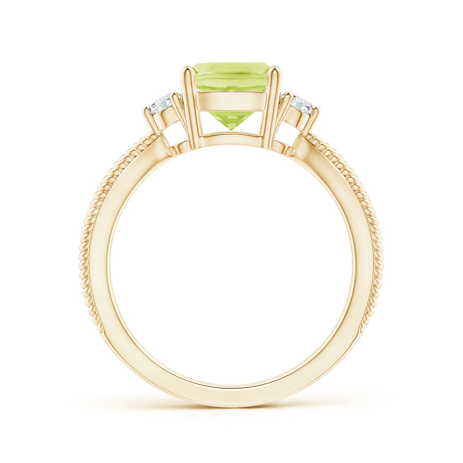 A - Peridot / 1.55 CT / 14 KT Yellow Gold