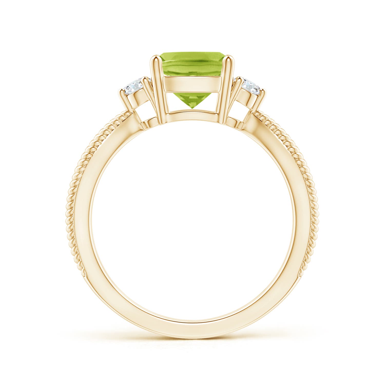 AA - Peridot / 1.55 CT / 14 KT Yellow Gold