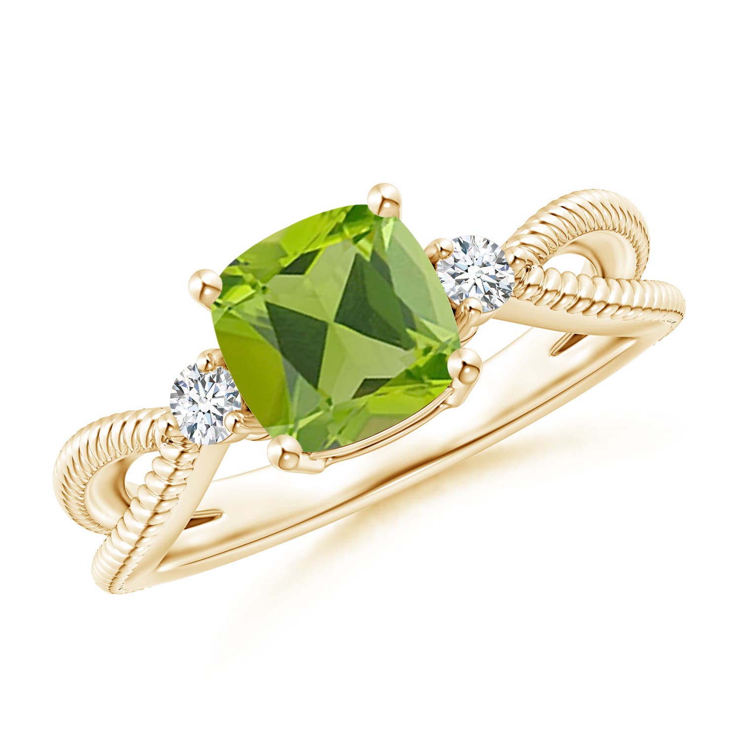 AAA - Peridot / 1.55 CT / 14 KT Yellow Gold