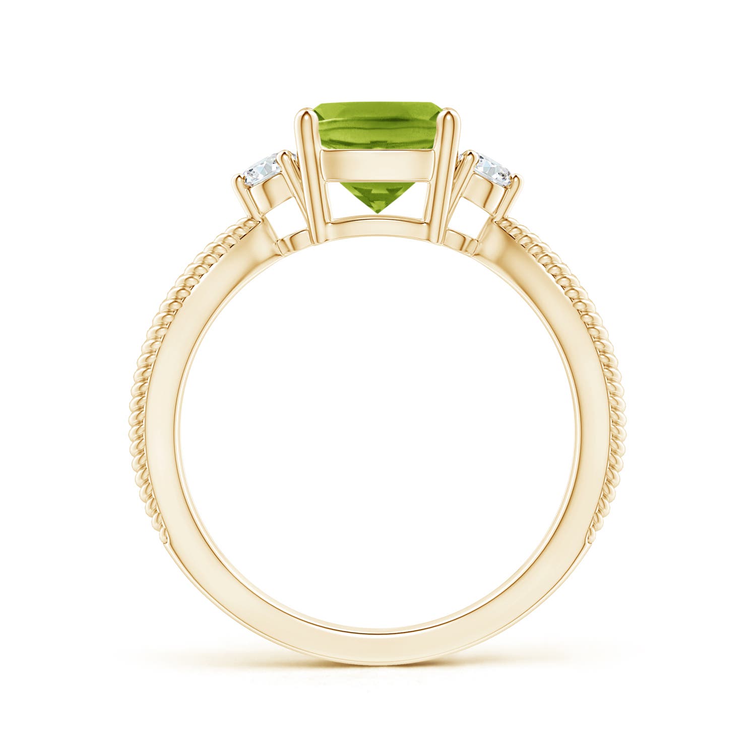 AAA - Peridot / 1.55 CT / 14 KT Yellow Gold