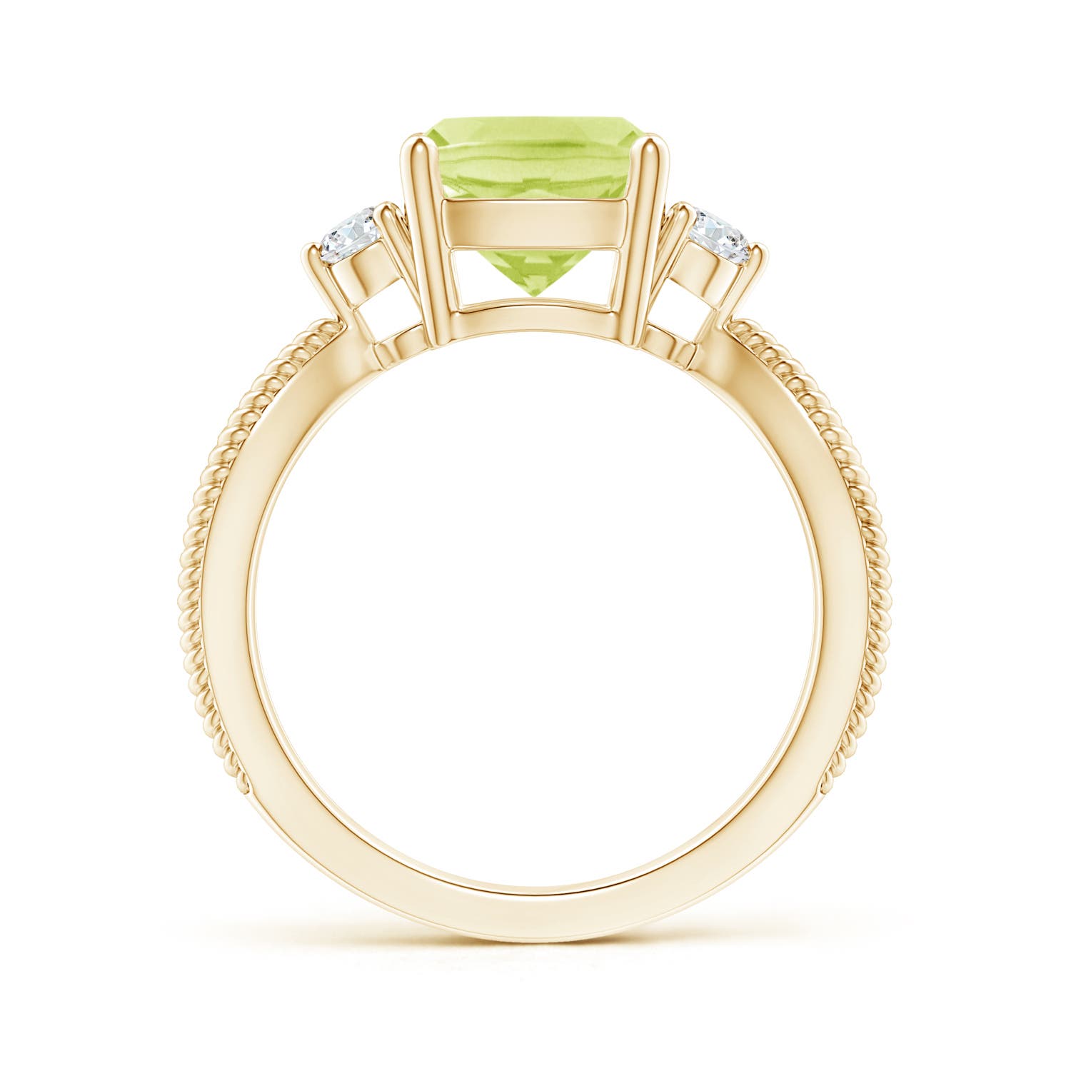 A - Peridot / 2.14 CT / 14 KT Yellow Gold