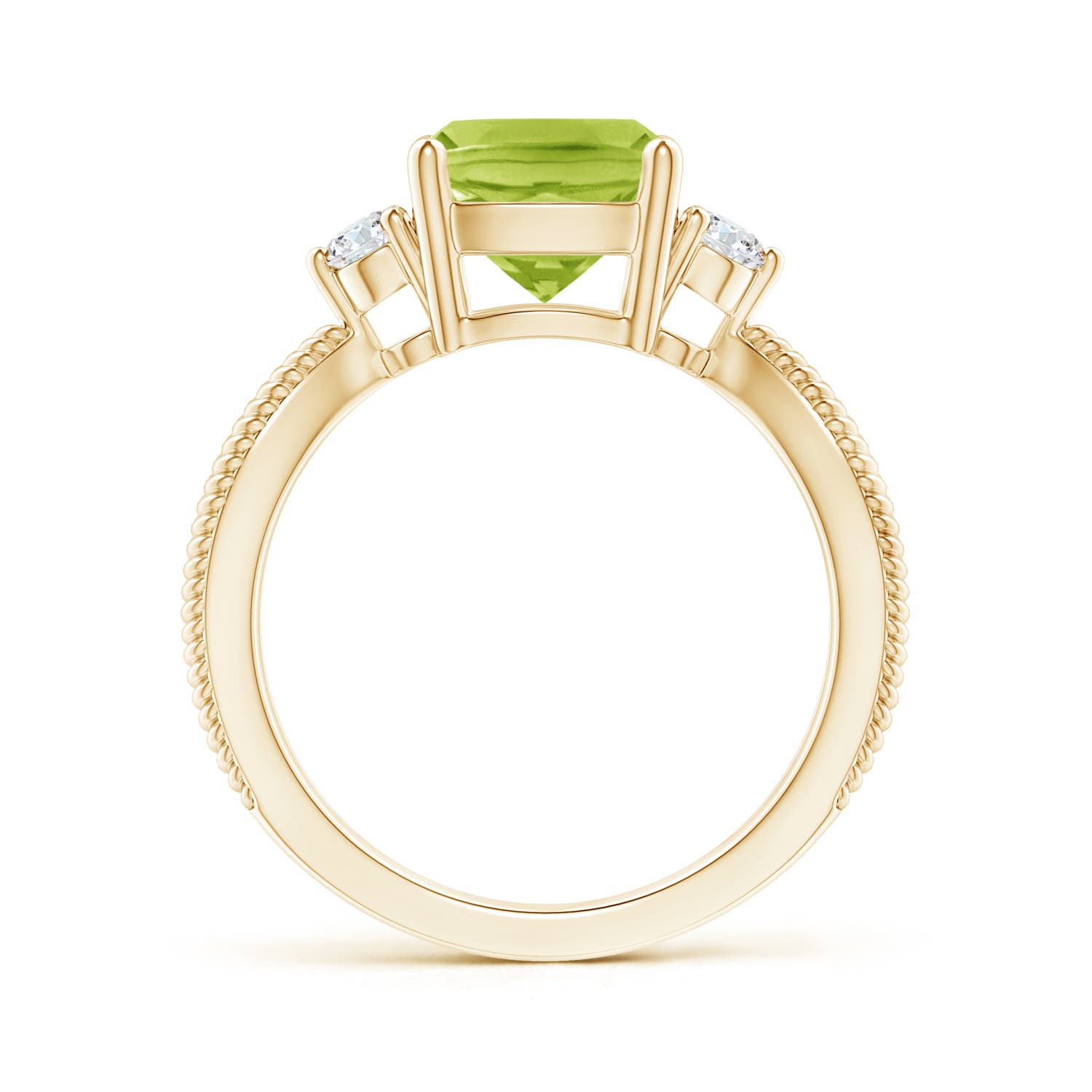 AA - Peridot / 2.14 CT / 14 KT Yellow Gold