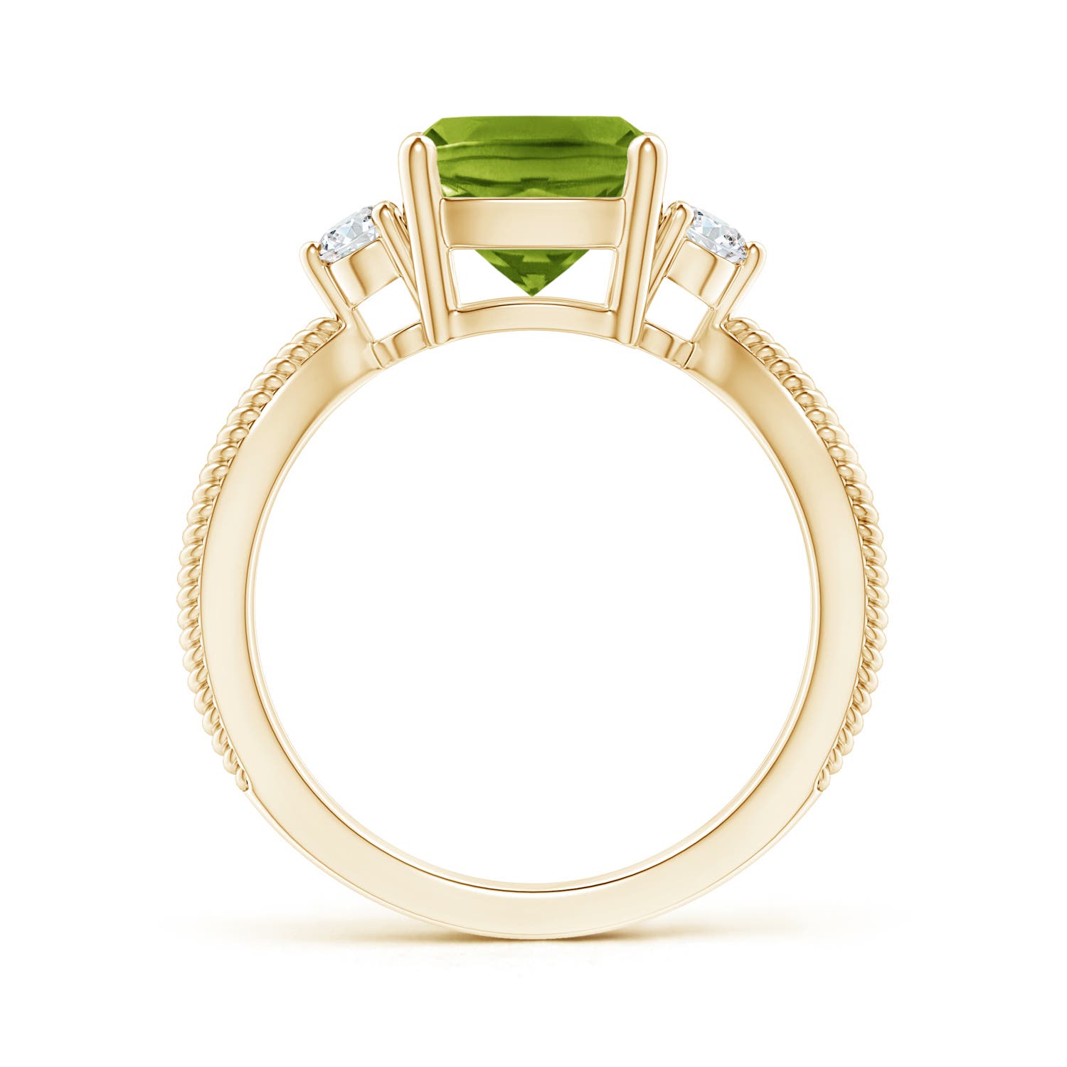 AAAA - Peridot / 2.14 CT / 14 KT Yellow Gold