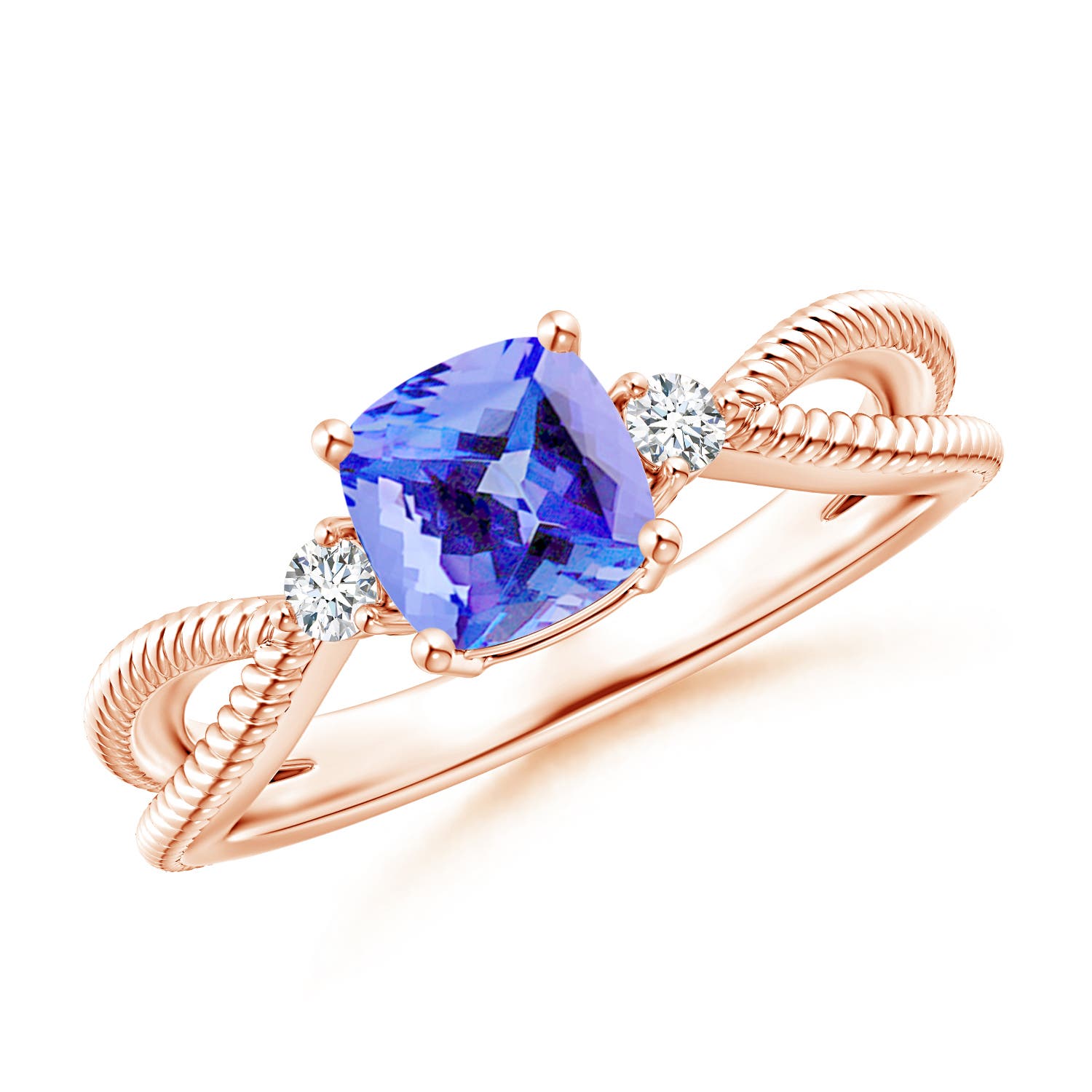 AA - Tanzanite / 1.14 CT / 14 KT Rose Gold