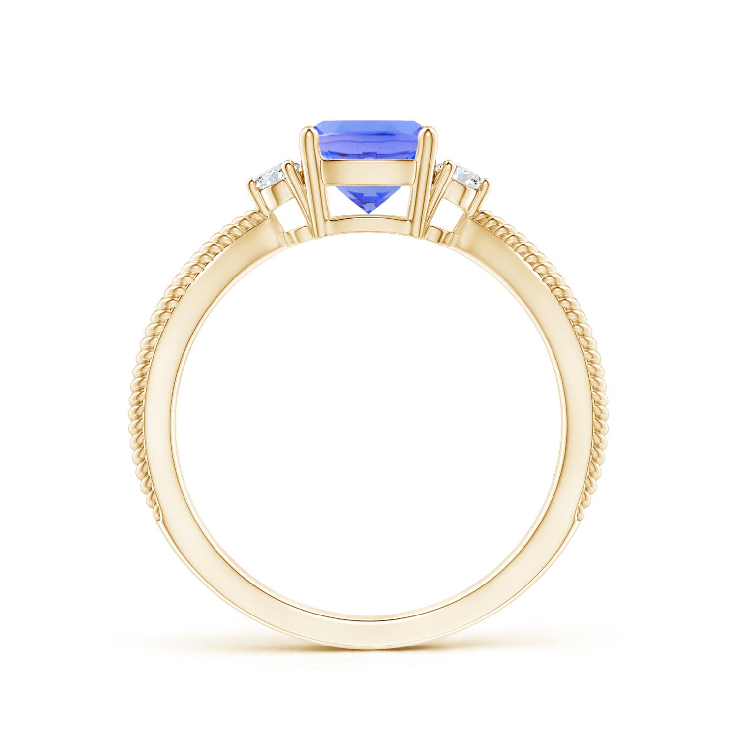 AA - Tanzanite / 1.14 CT / 14 KT Yellow Gold