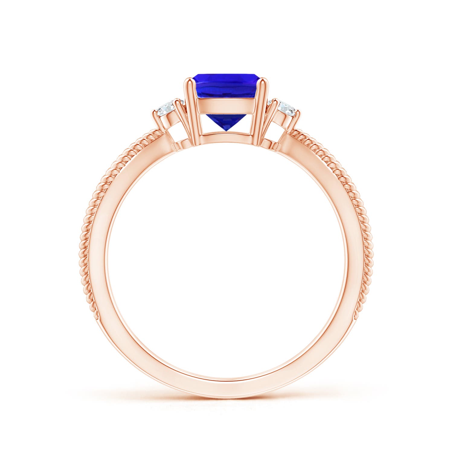 AAA - Tanzanite / 1.14 CT / 14 KT Rose Gold