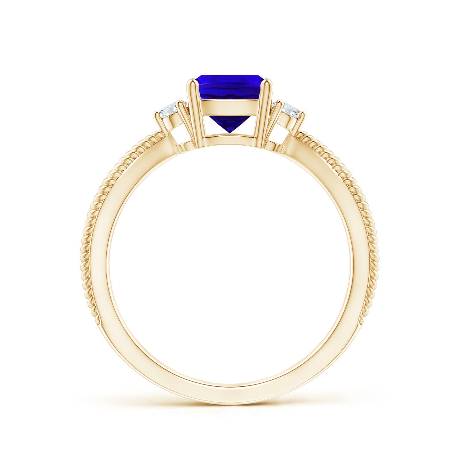 AAAA - Tanzanite / 1.14 CT / 14 KT Yellow Gold