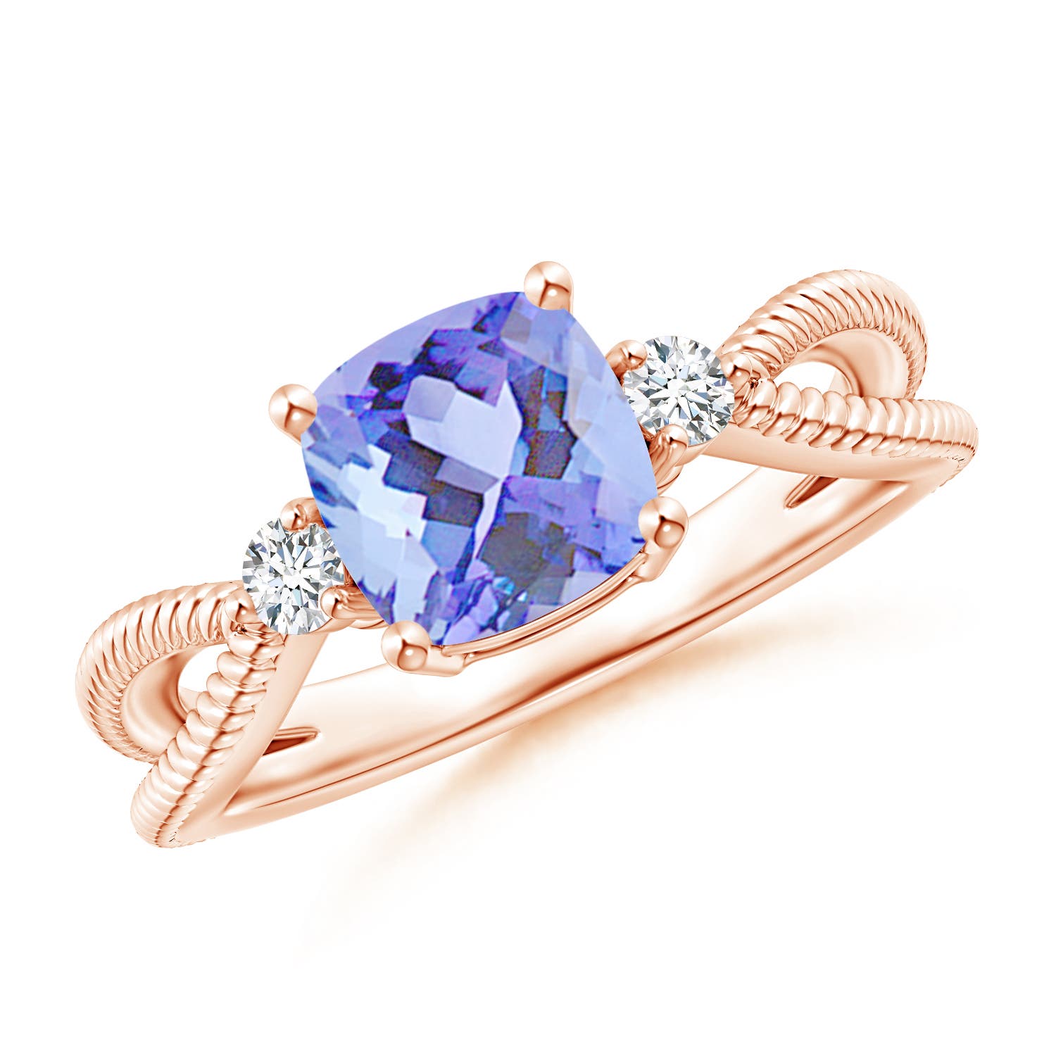 A - Tanzanite / 1.65 CT / 14 KT Rose Gold