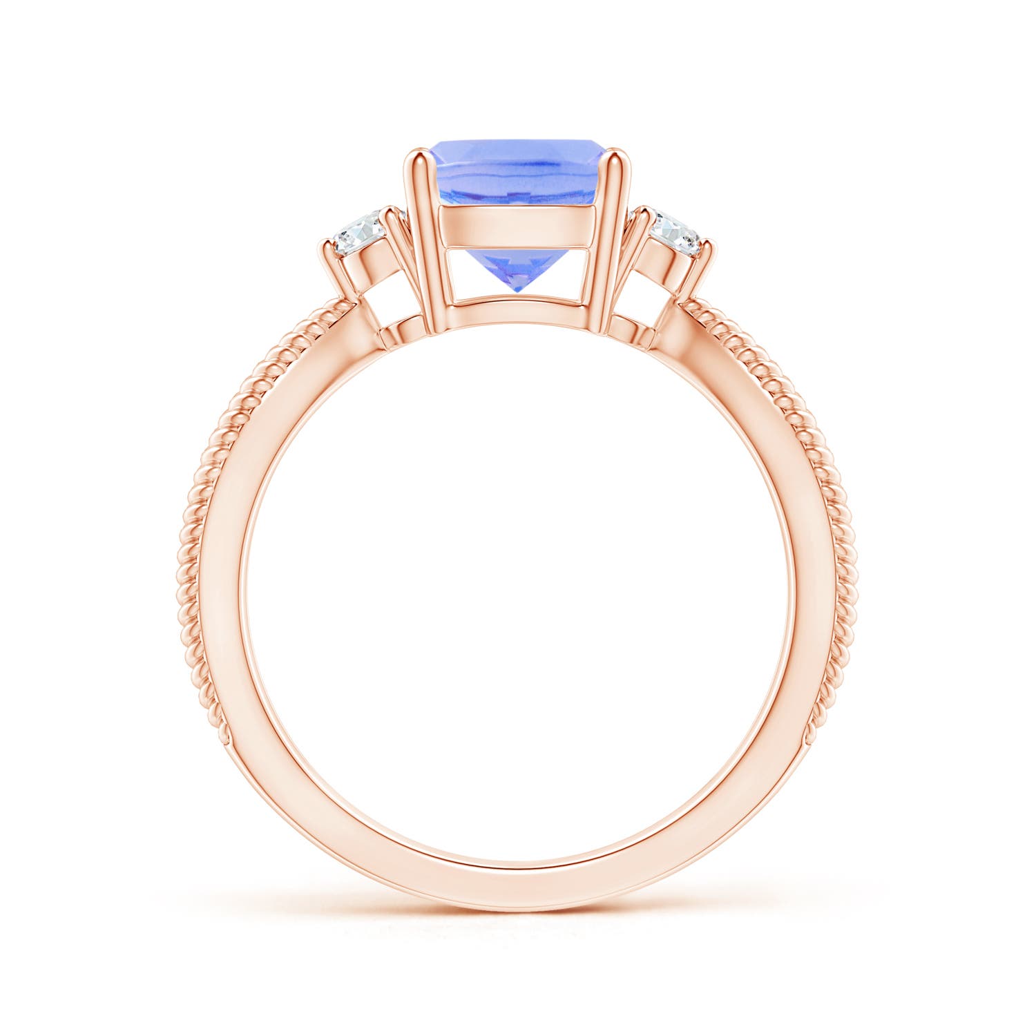 A - Tanzanite / 1.65 CT / 14 KT Rose Gold