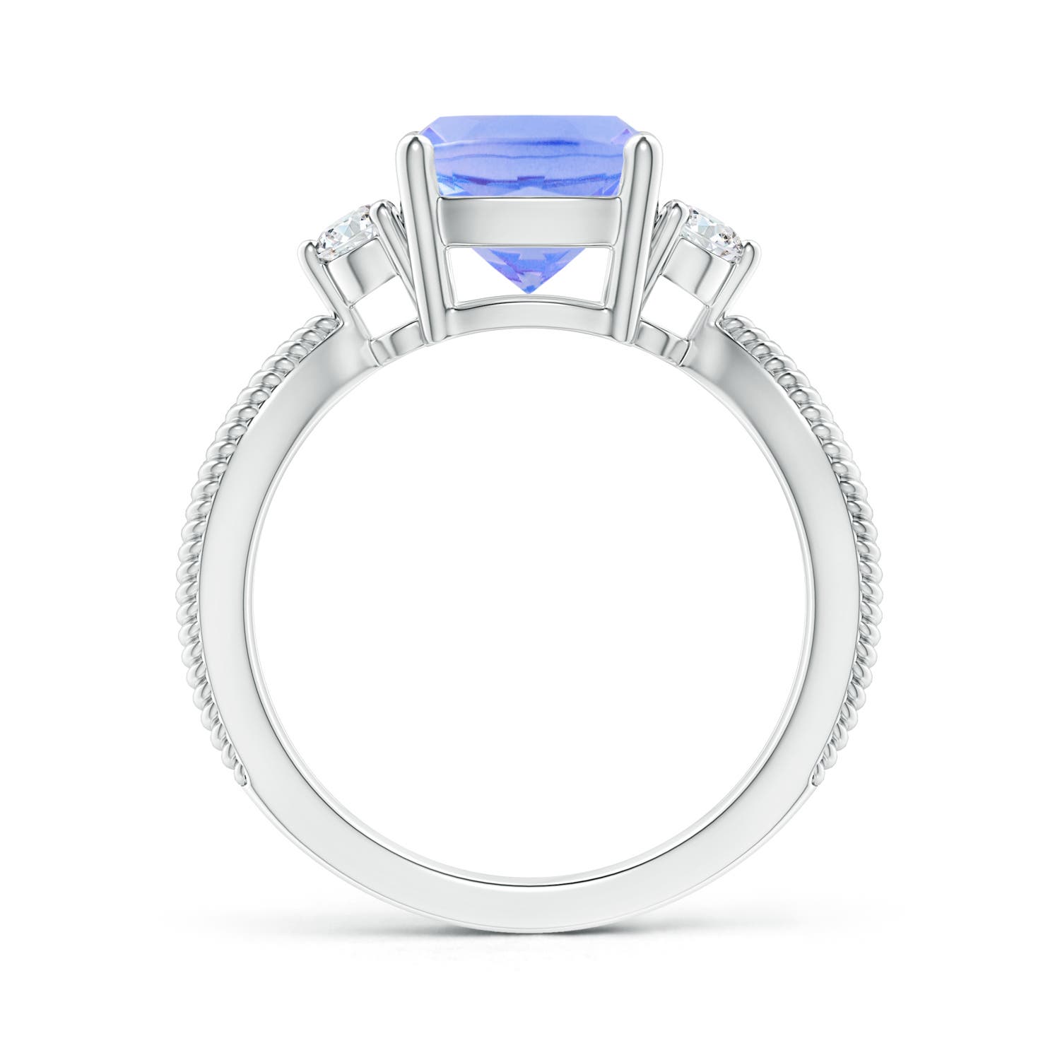 A - Tanzanite / 2.34 CT / 14 KT White Gold