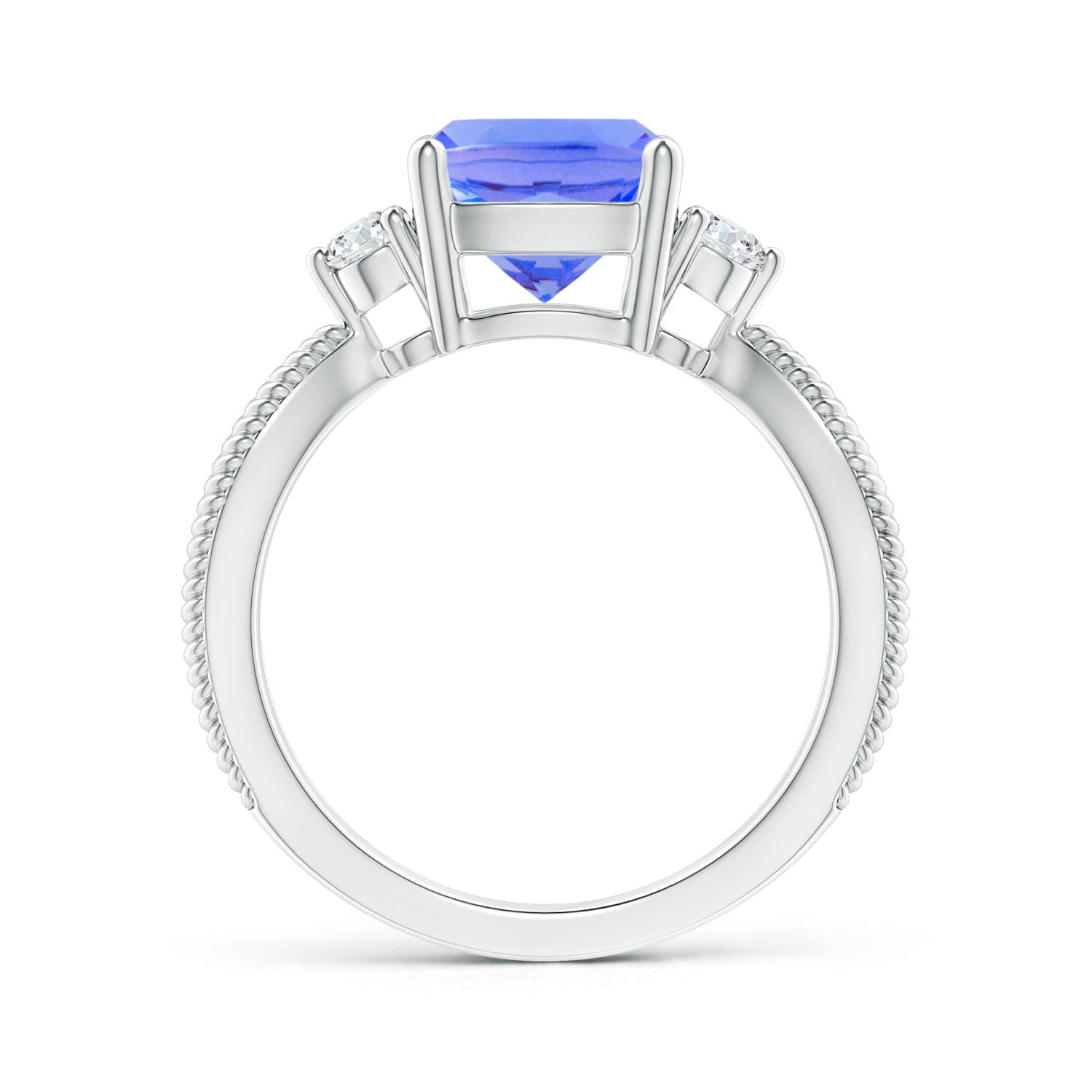 AA - Tanzanite / 2.34 CT / 14 KT White Gold