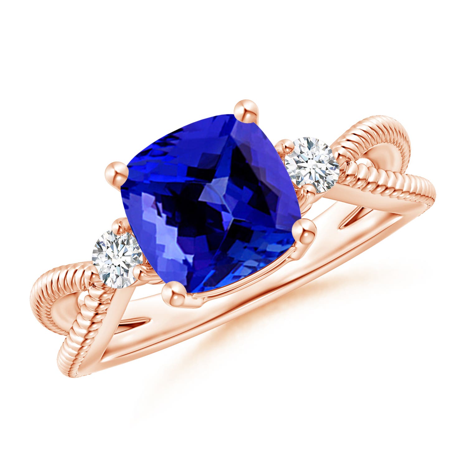 AAAA - Tanzanite / 2.34 CT / 14 KT Rose Gold