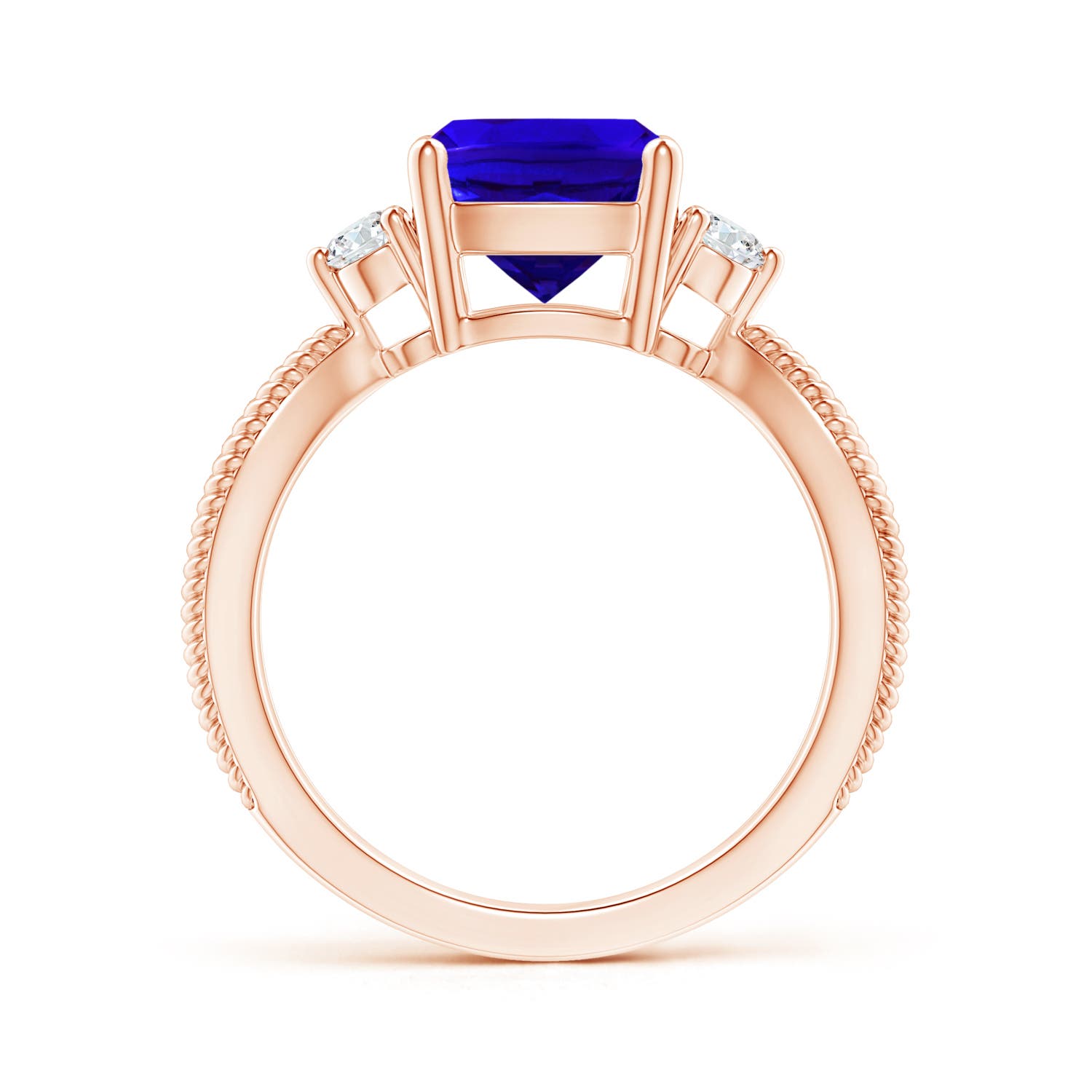 AAAA - Tanzanite / 2.34 CT / 14 KT Rose Gold