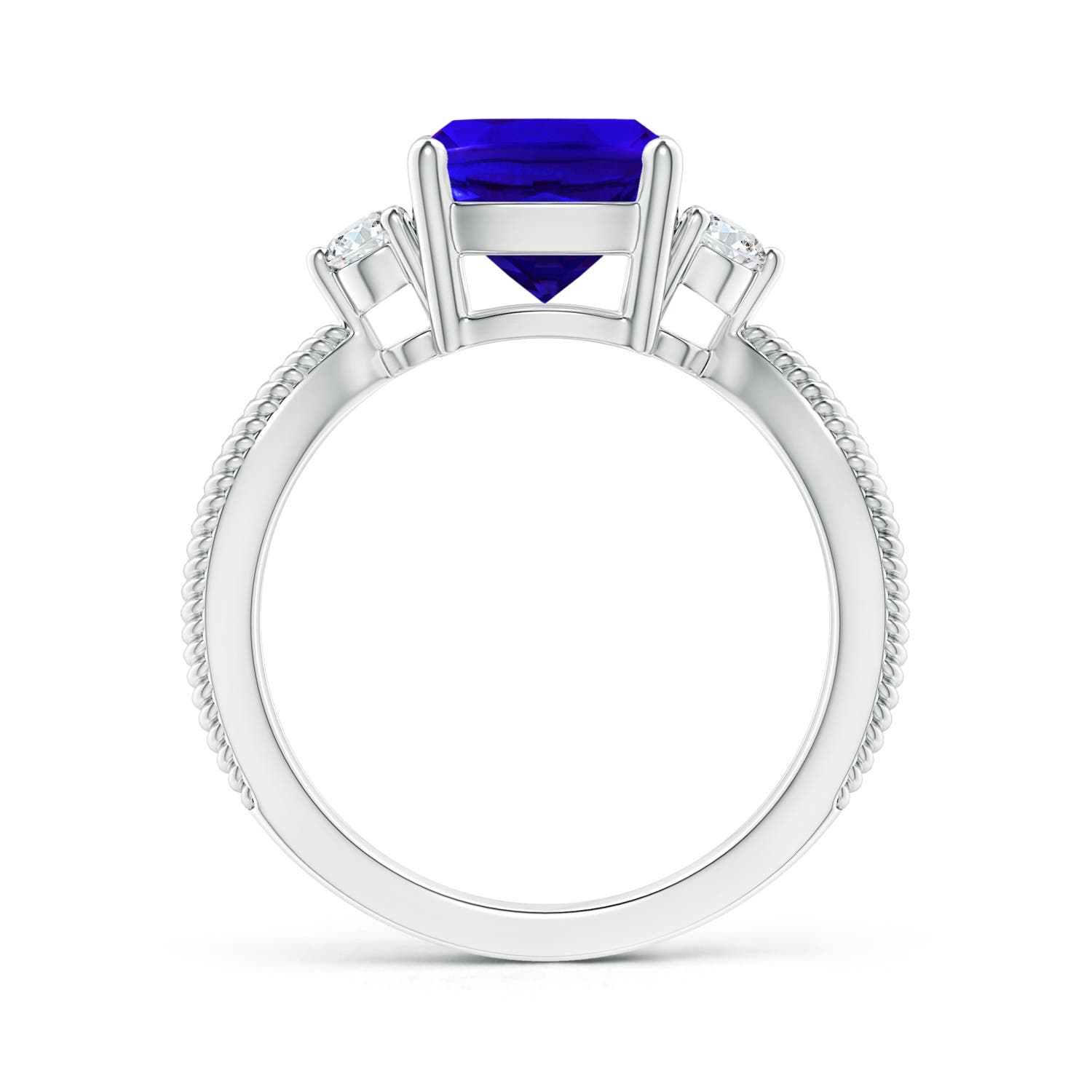 AAAA - Tanzanite / 2.34 CT / 14 KT White Gold