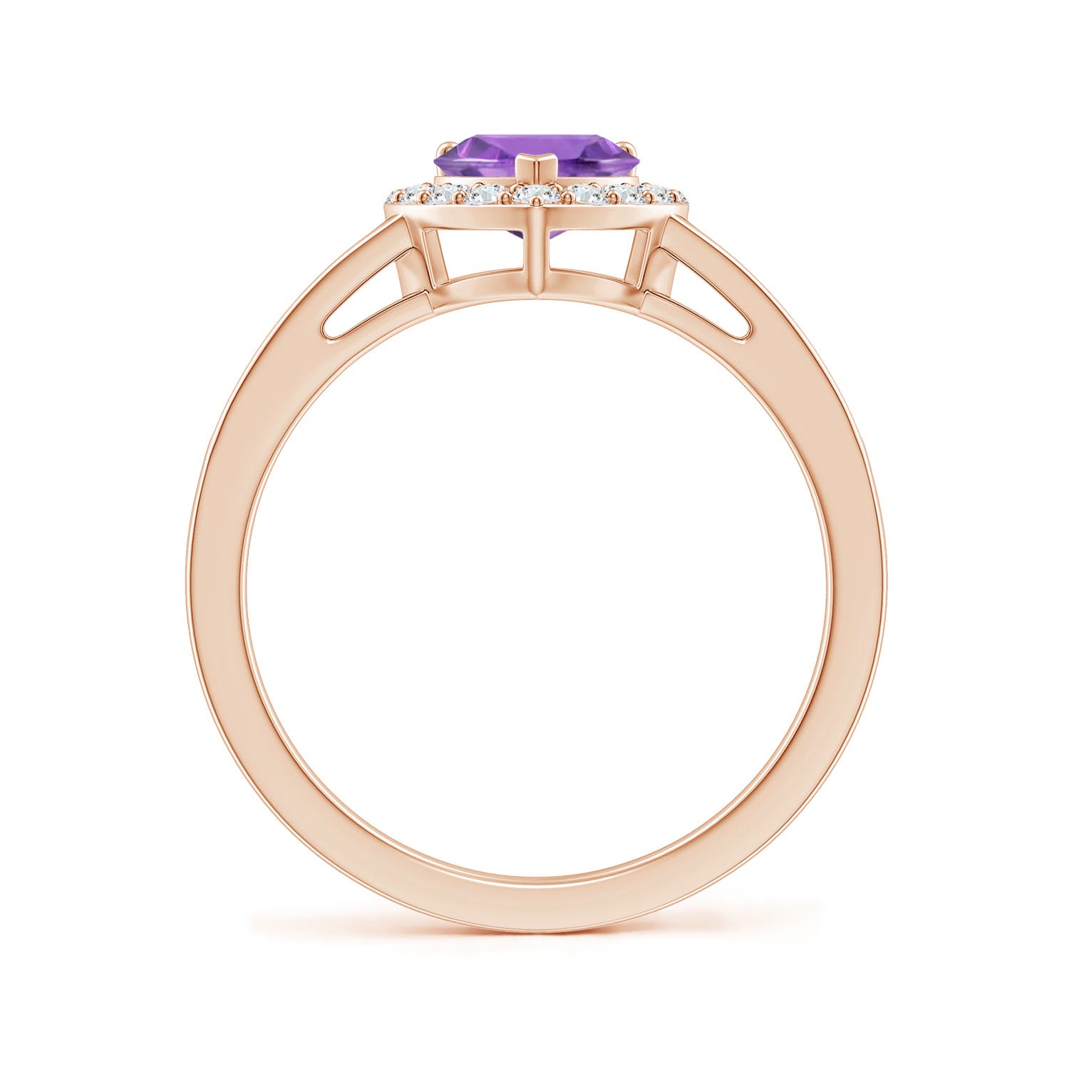 A - Amethyst / 0.98 CT / 14 KT Rose Gold